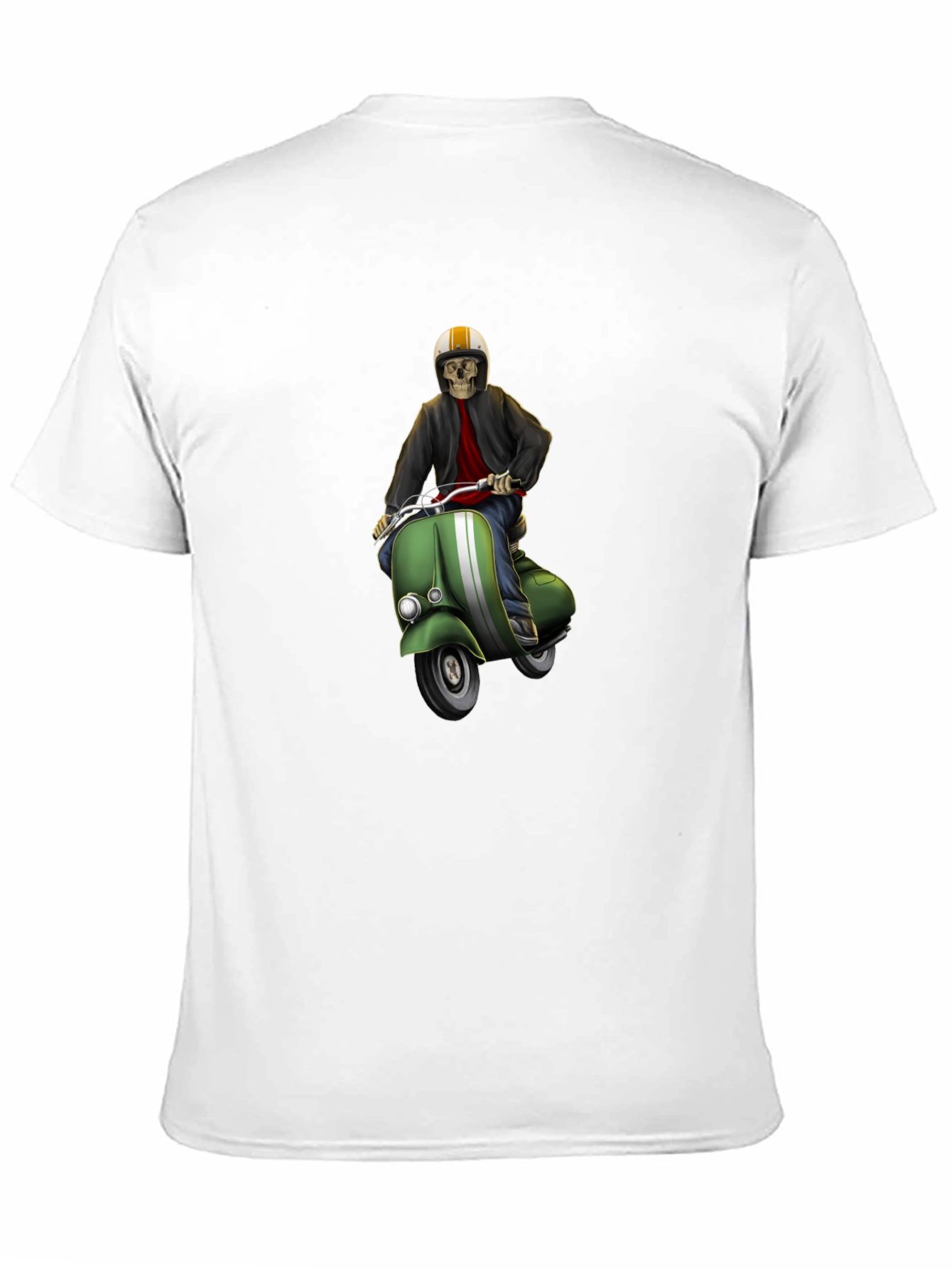 Cool Skeleton Rider Graphic Tee