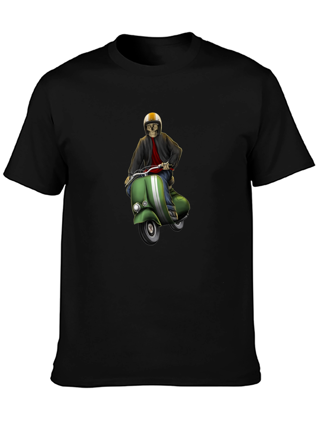 Cool Skeleton Rider Graphic Tee