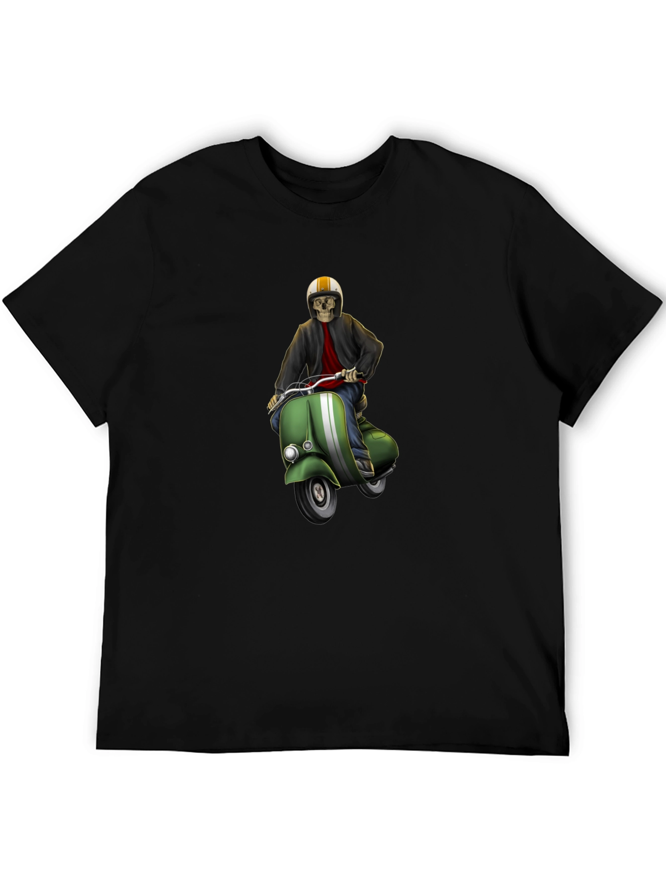 Cool Skeleton Rider Graphic Tee