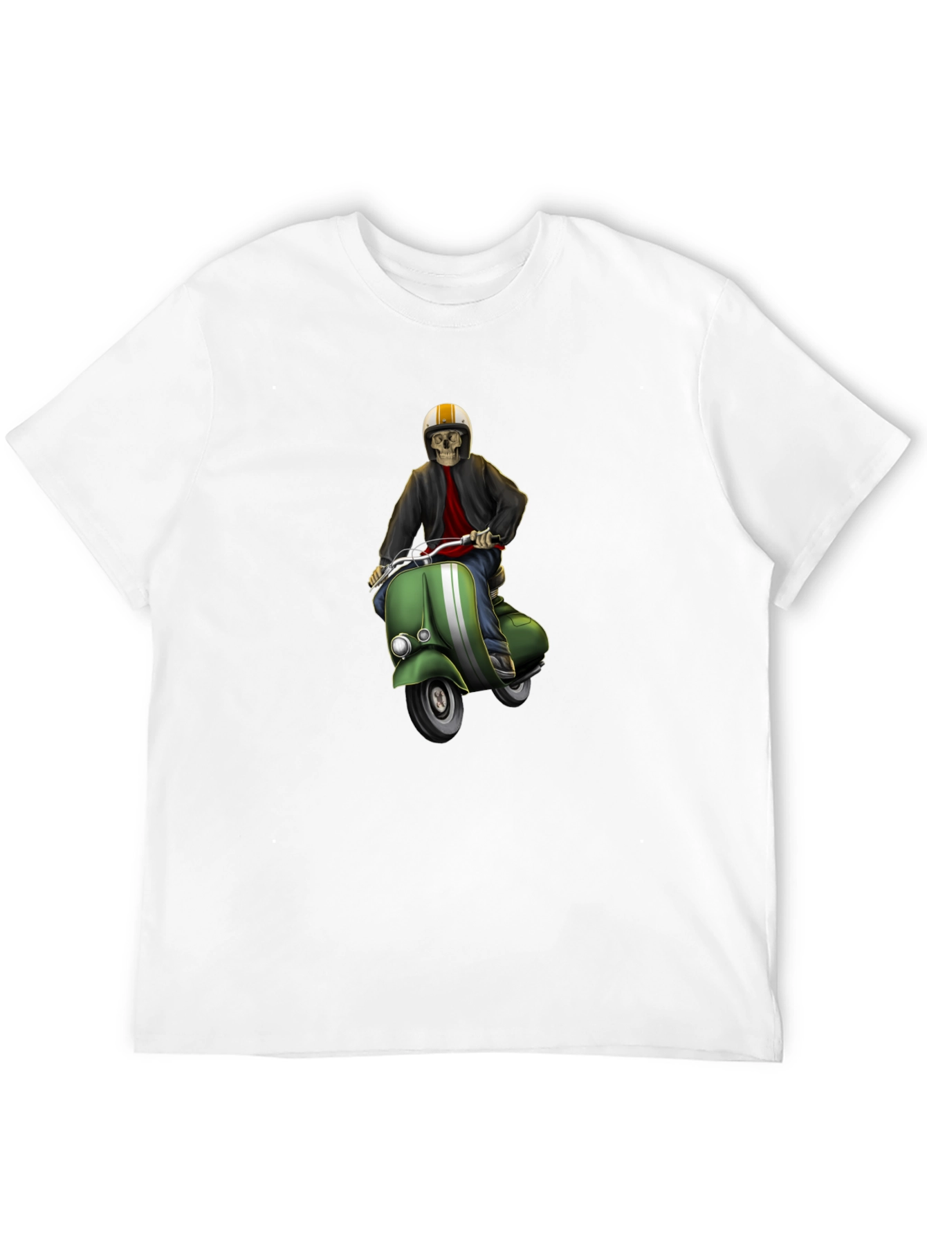 Cool Skeleton Rider Graphic Tee