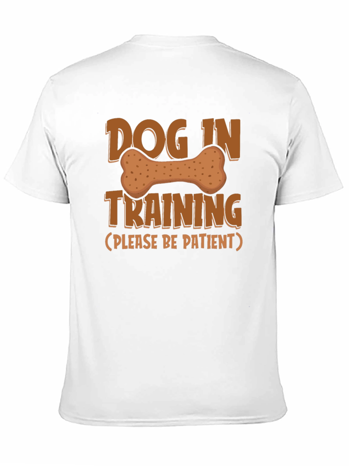 Dog In Training T-Shirt - Black Cotton Blend