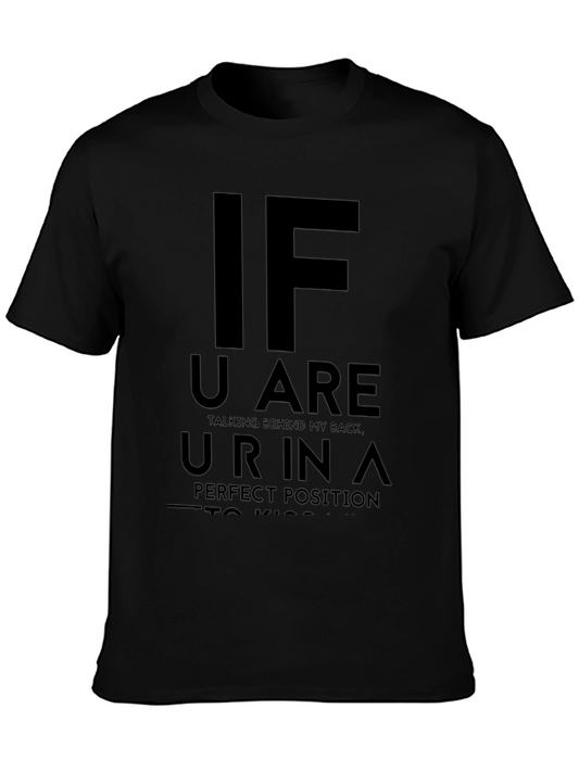 Funny Graphic Tee - Talking Behind My Back T-Shirt