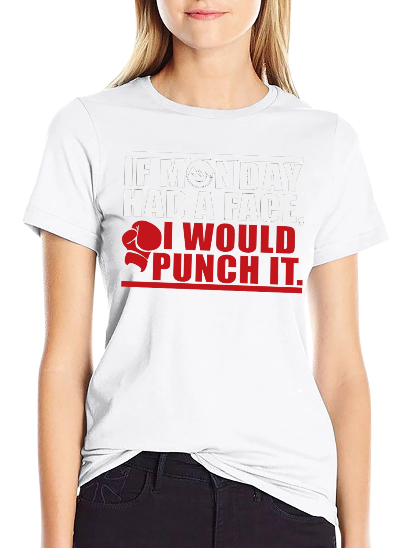 If Monday Had a Face T-Shirt