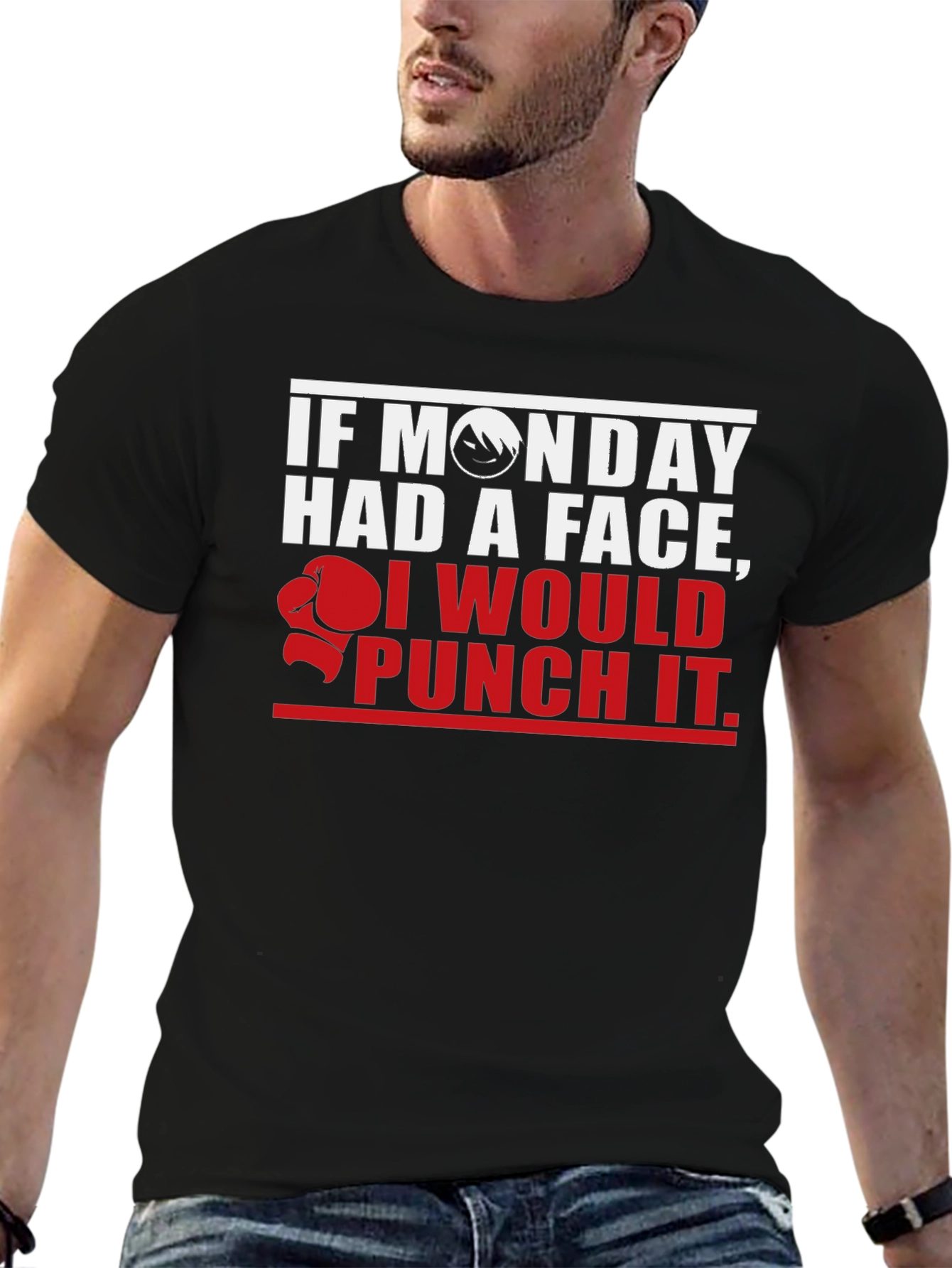 If Monday Had a Face T-Shirt