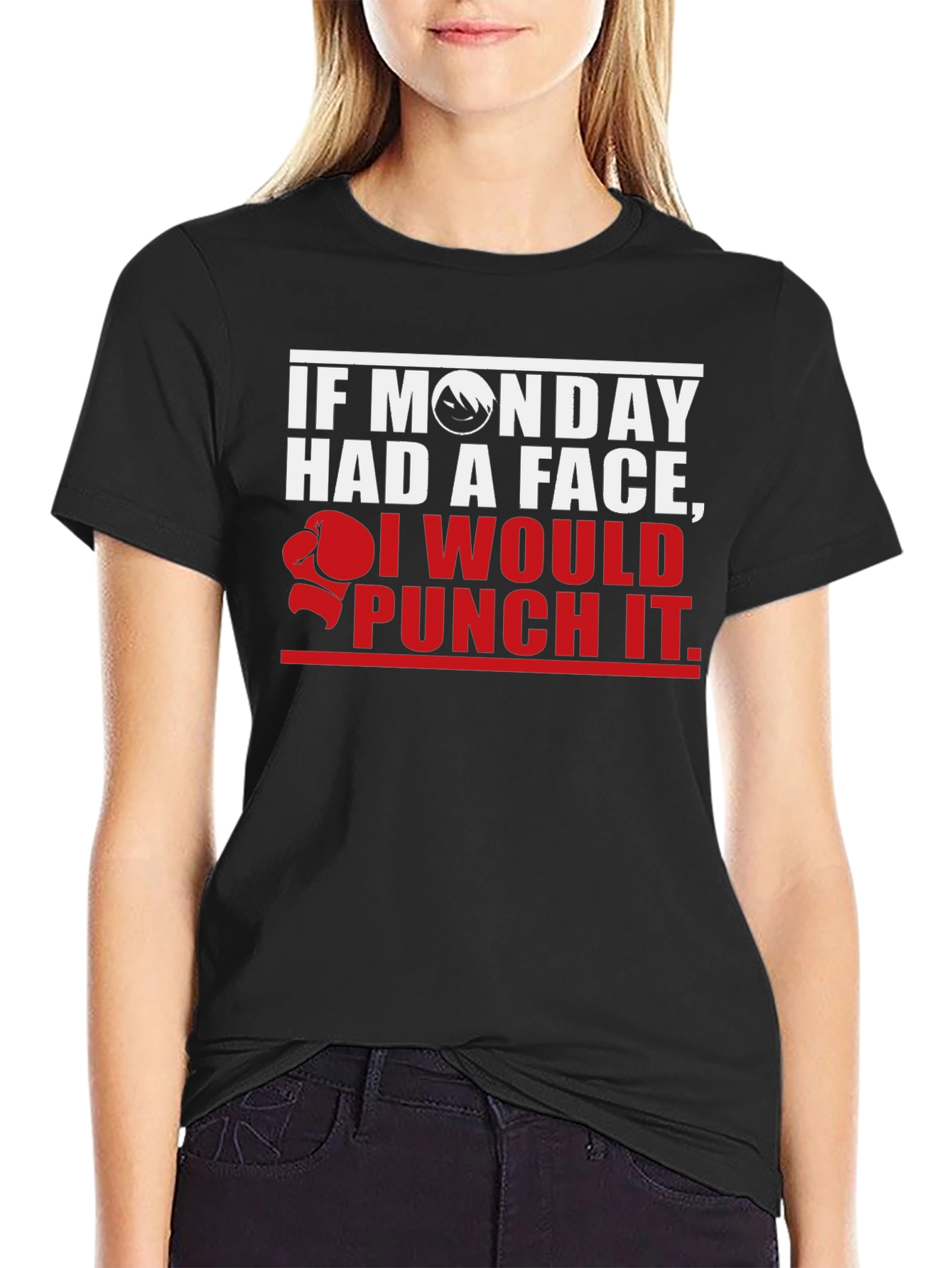 If Monday Had a Face T-Shirt