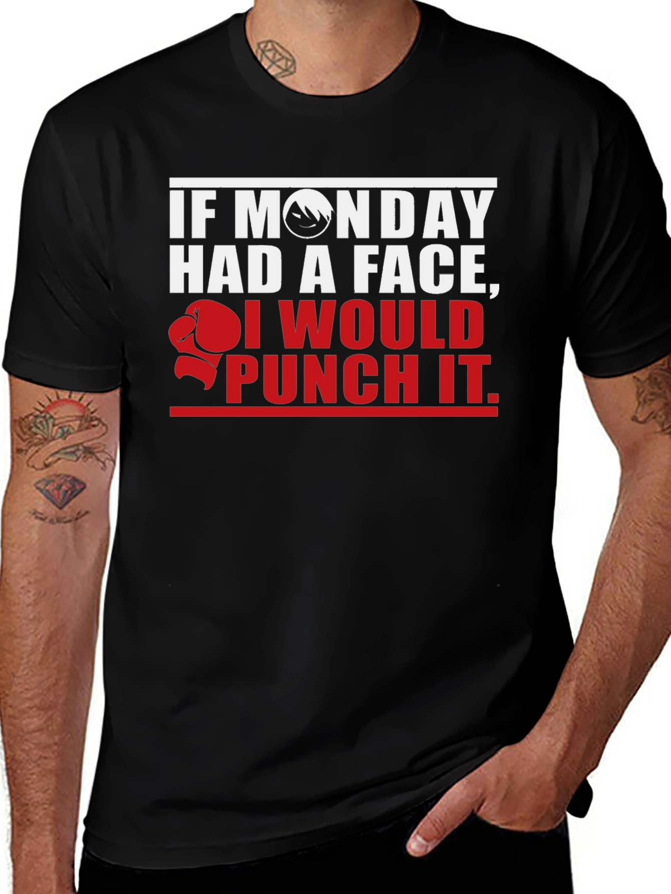 If Monday Had a Face T-Shirt