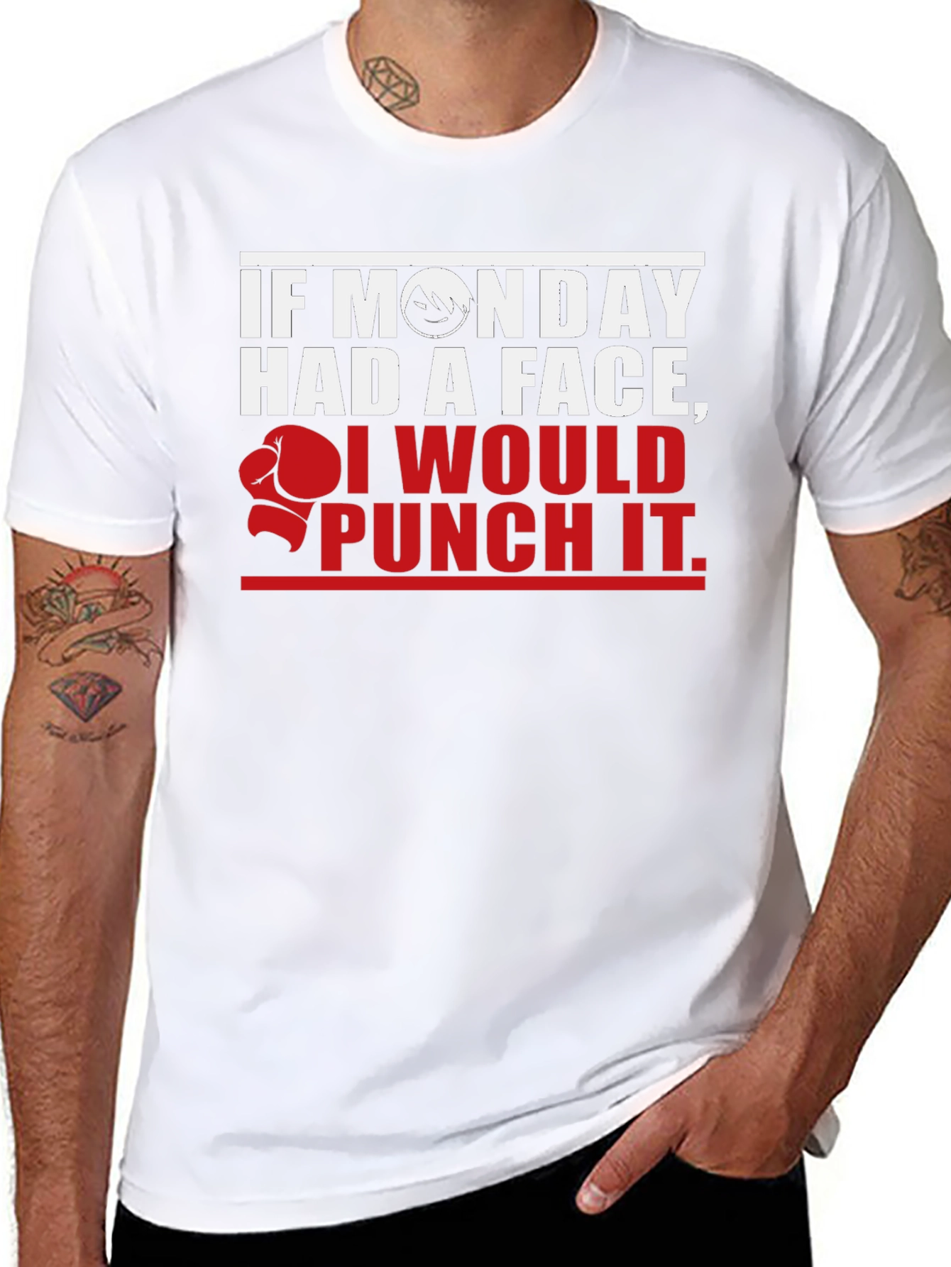 If Monday Had a Face T-Shirt
