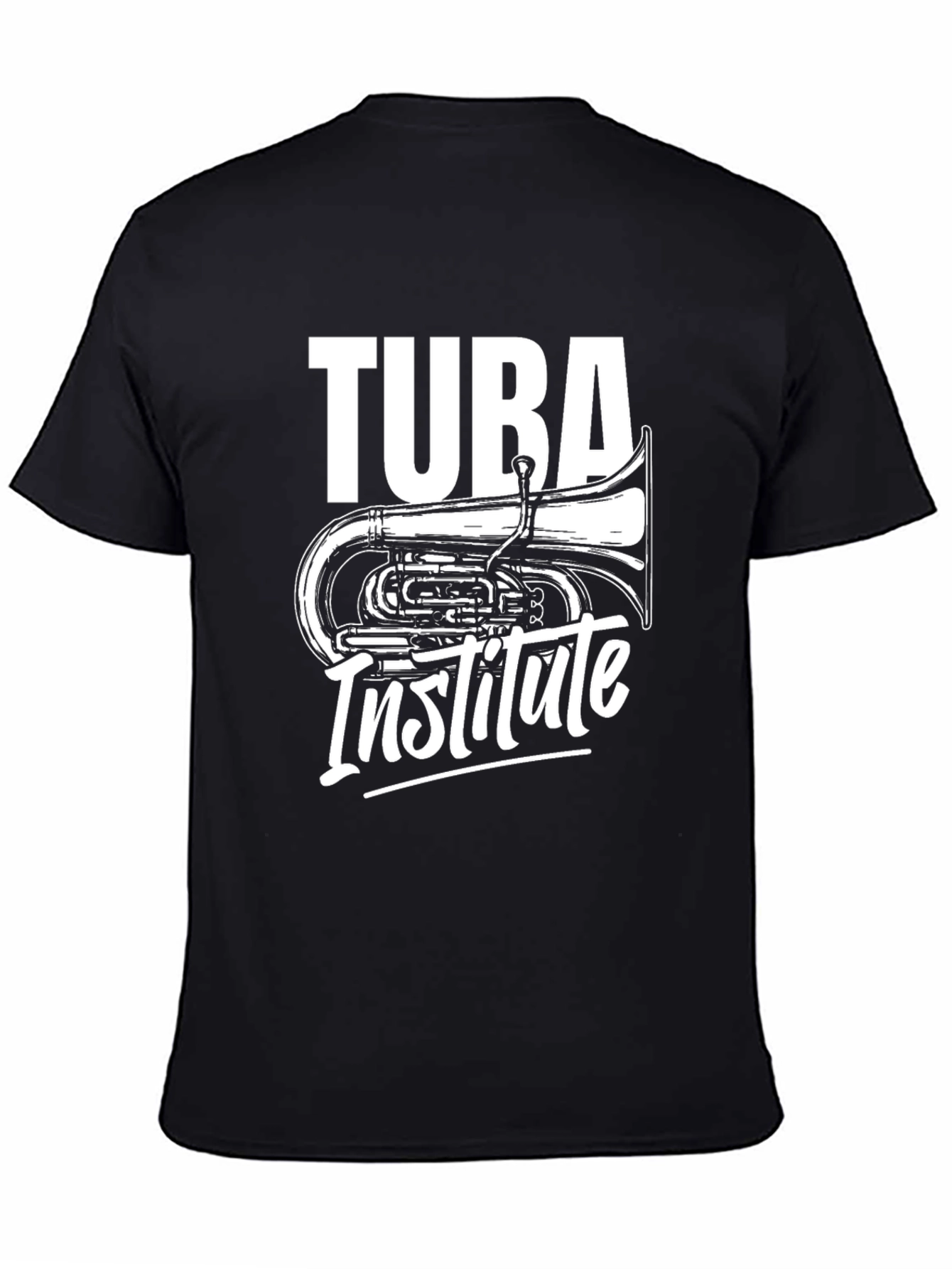 Tuba Institute Black Graphic Tee