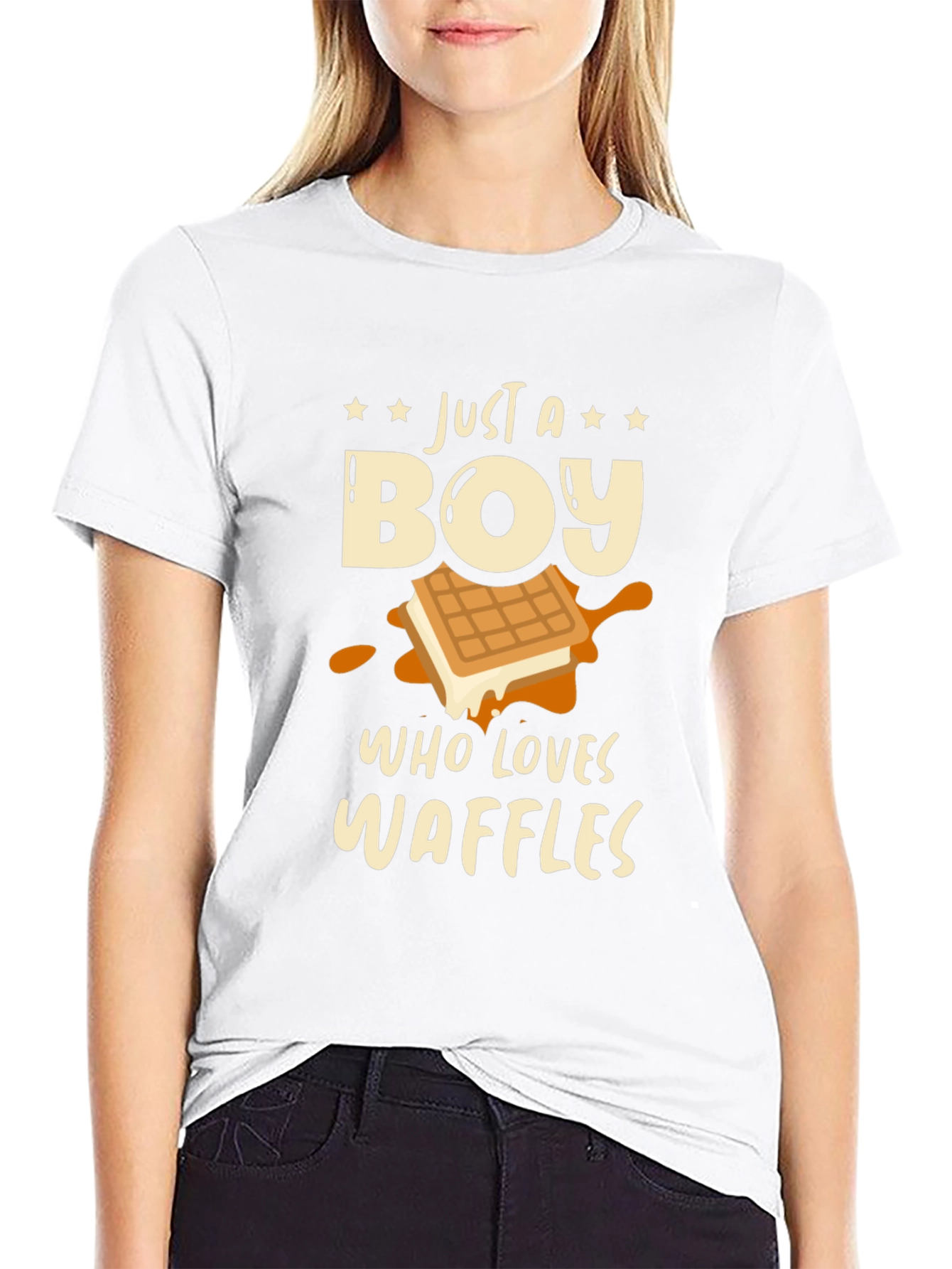 Just a Boy Who Loves Waffles T-Shirt
