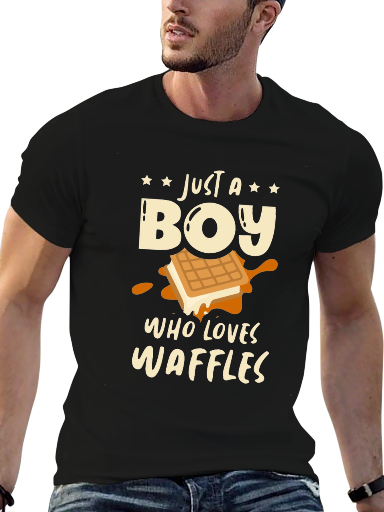 Just a Boy Who Loves Waffles T-Shirt