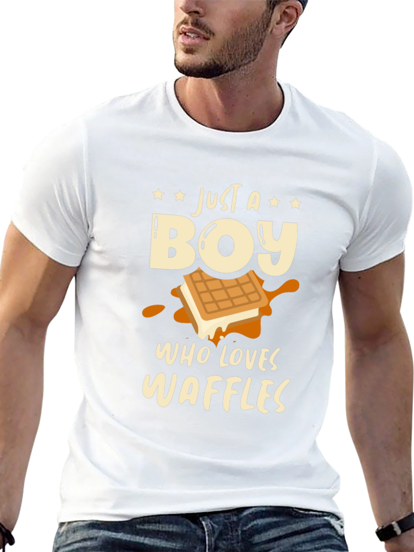 Just a Boy Who Loves Waffles T-Shirt