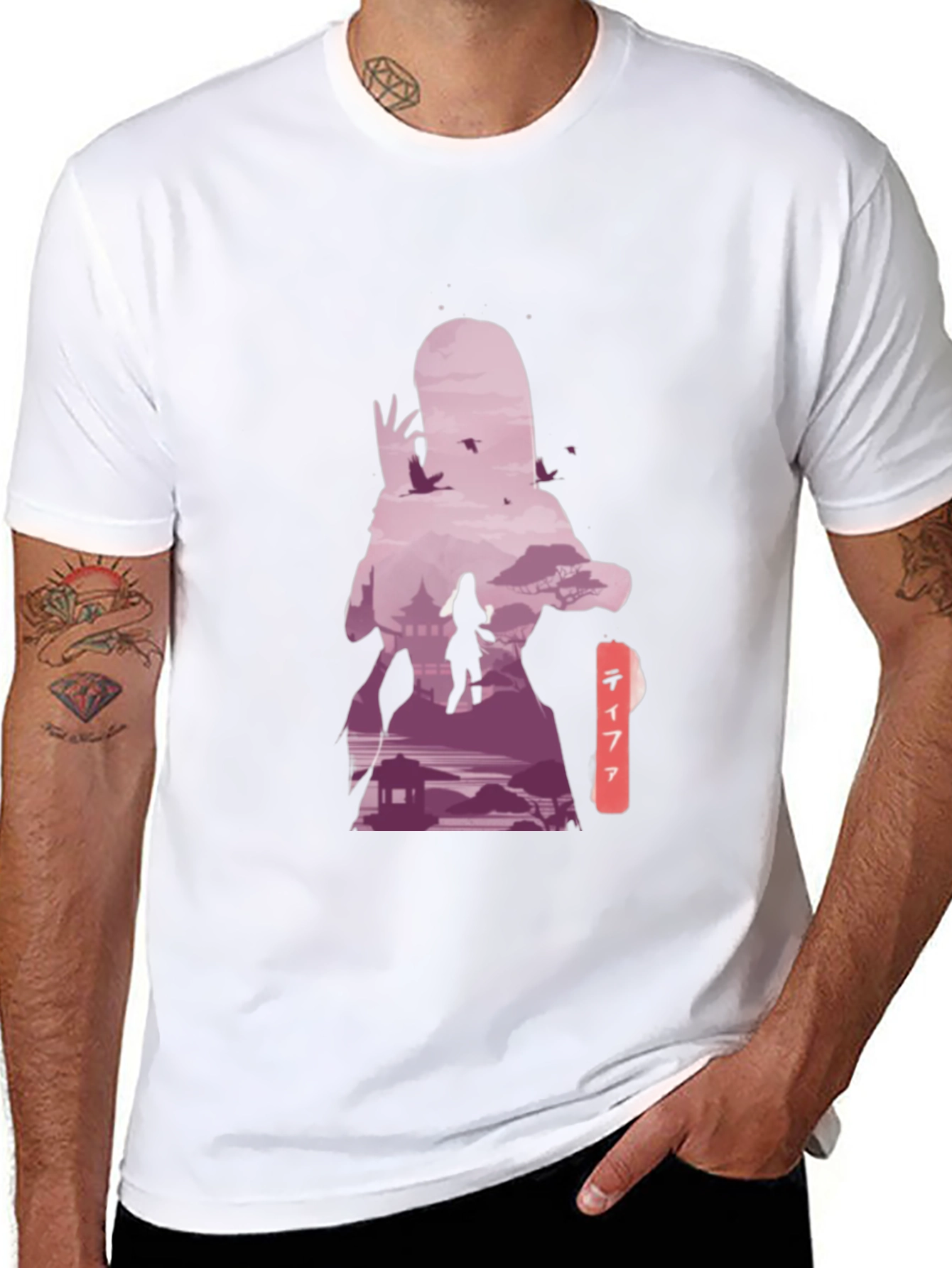 Anime Graphic Tee - Stylish Black Cotton T-Shirt