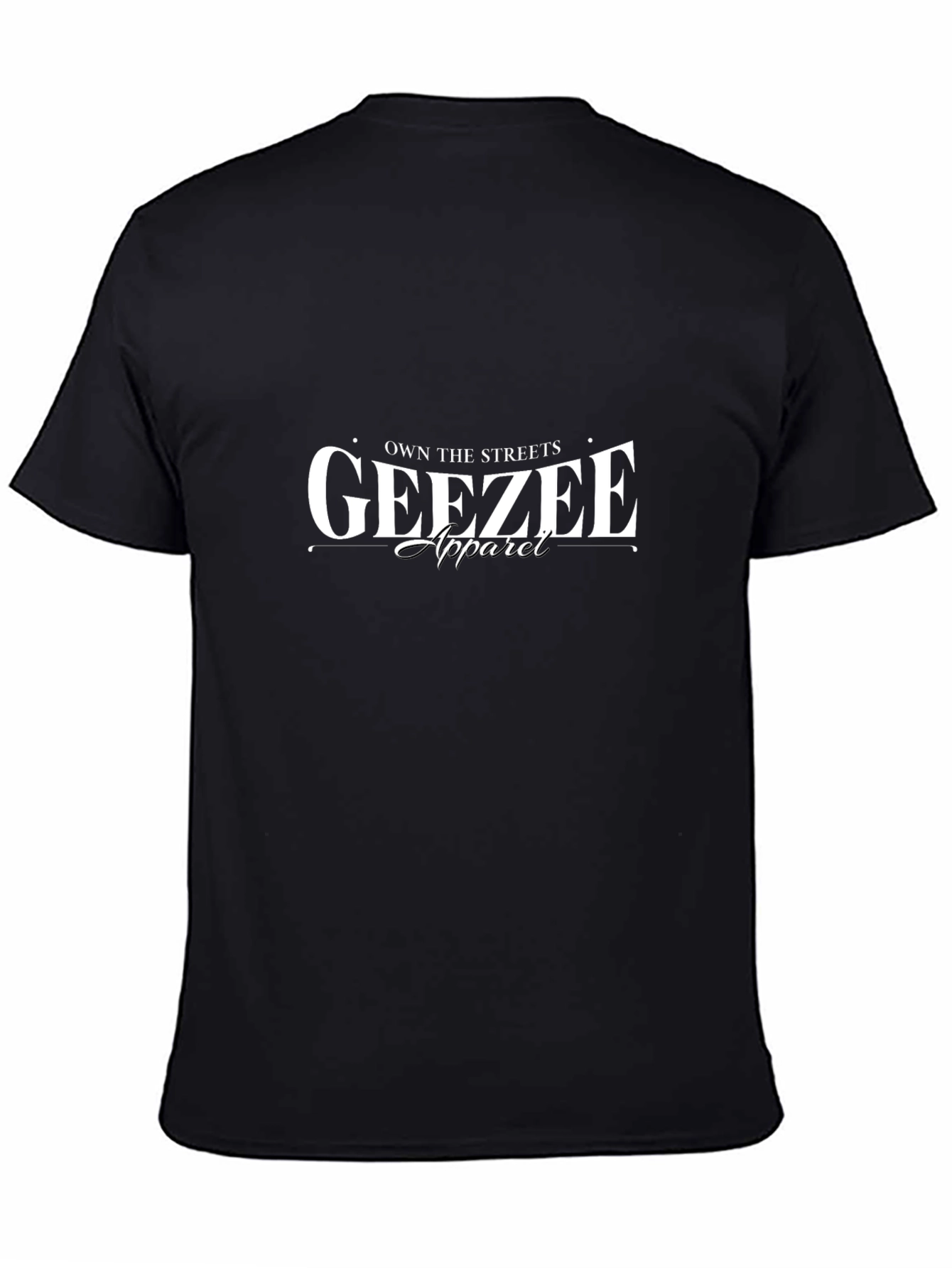 Geezee Apparel Black T-Shirt - Own the Streets Style