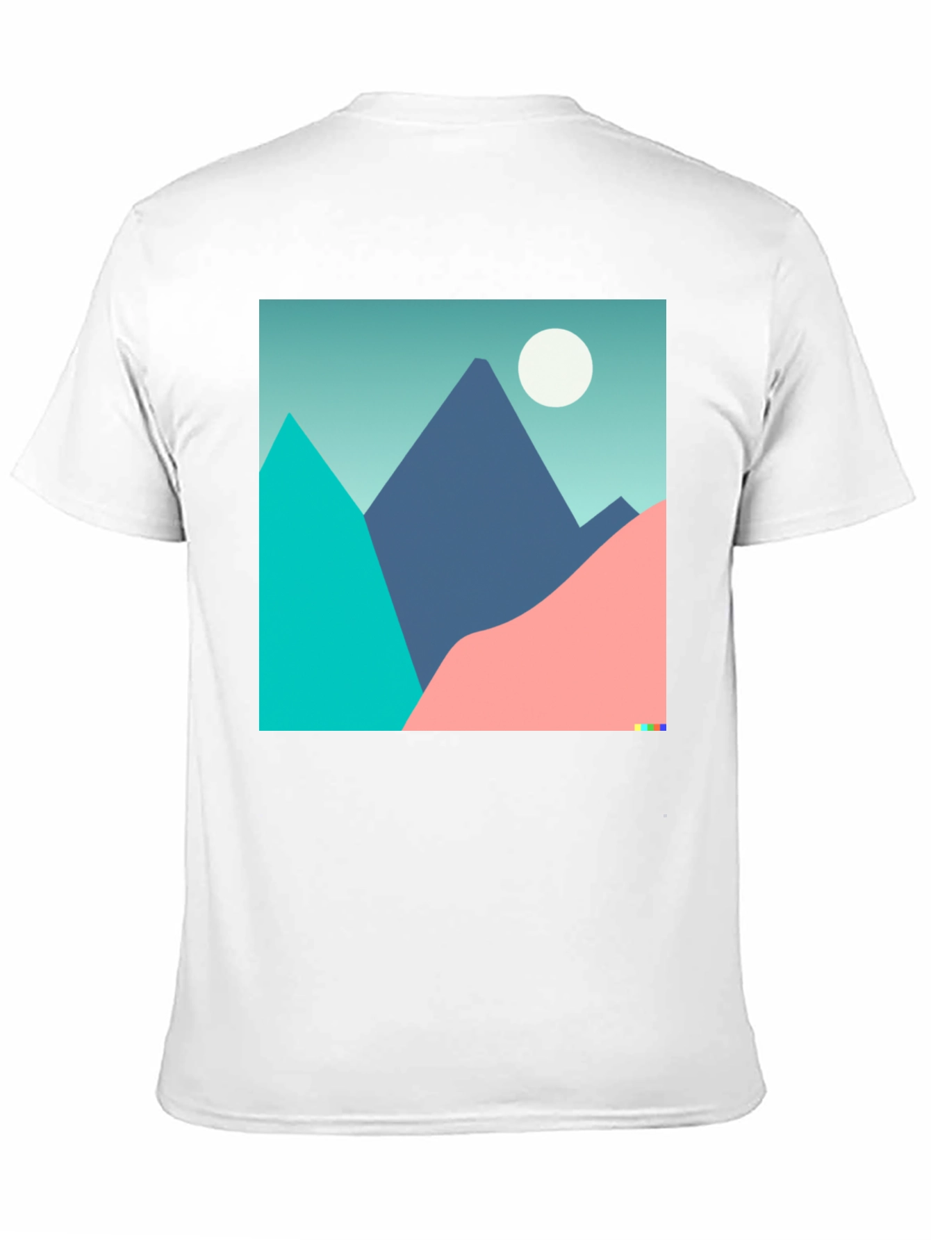 Geometric Mountain Graphic Tee