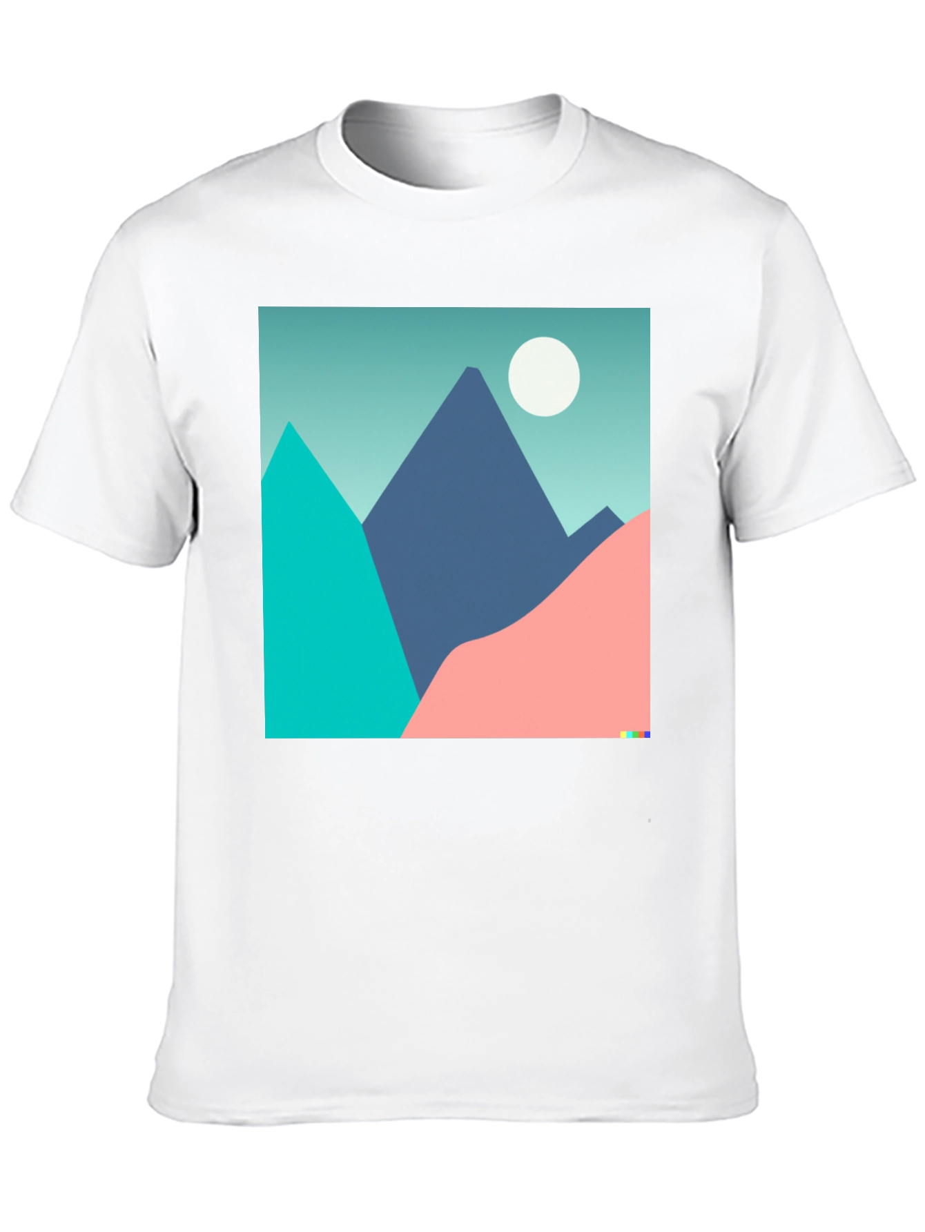 Geometric Mountain Graphic Tee