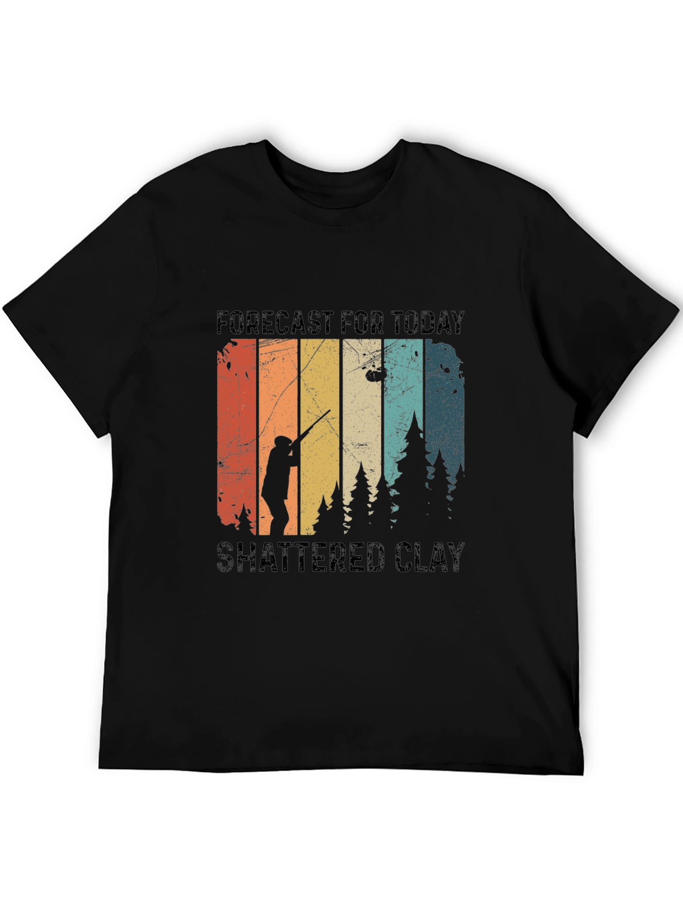 Forecast Shattered Clay Shooting T-Shirt