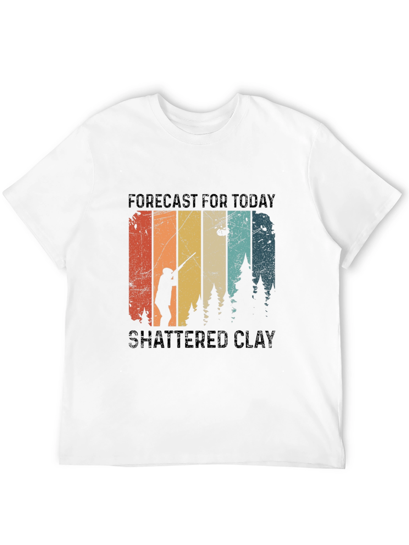 Forecast Shattered Clay Shooting T-Shirt