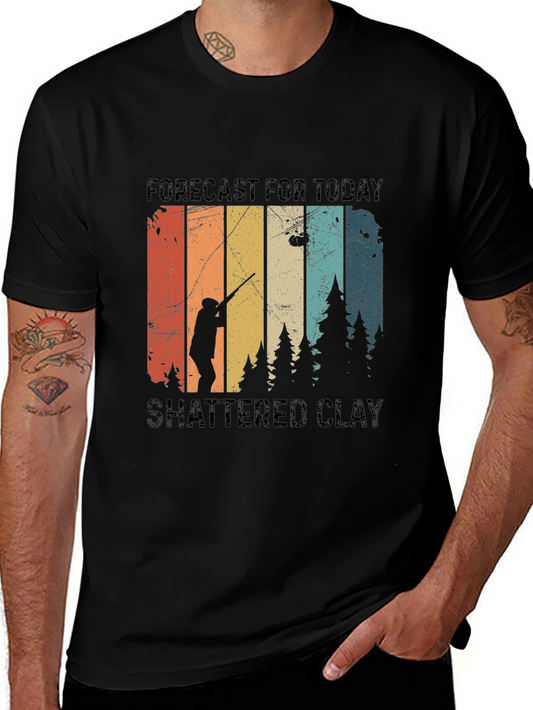 Forecast Shattered Clay Shooting T-Shirt