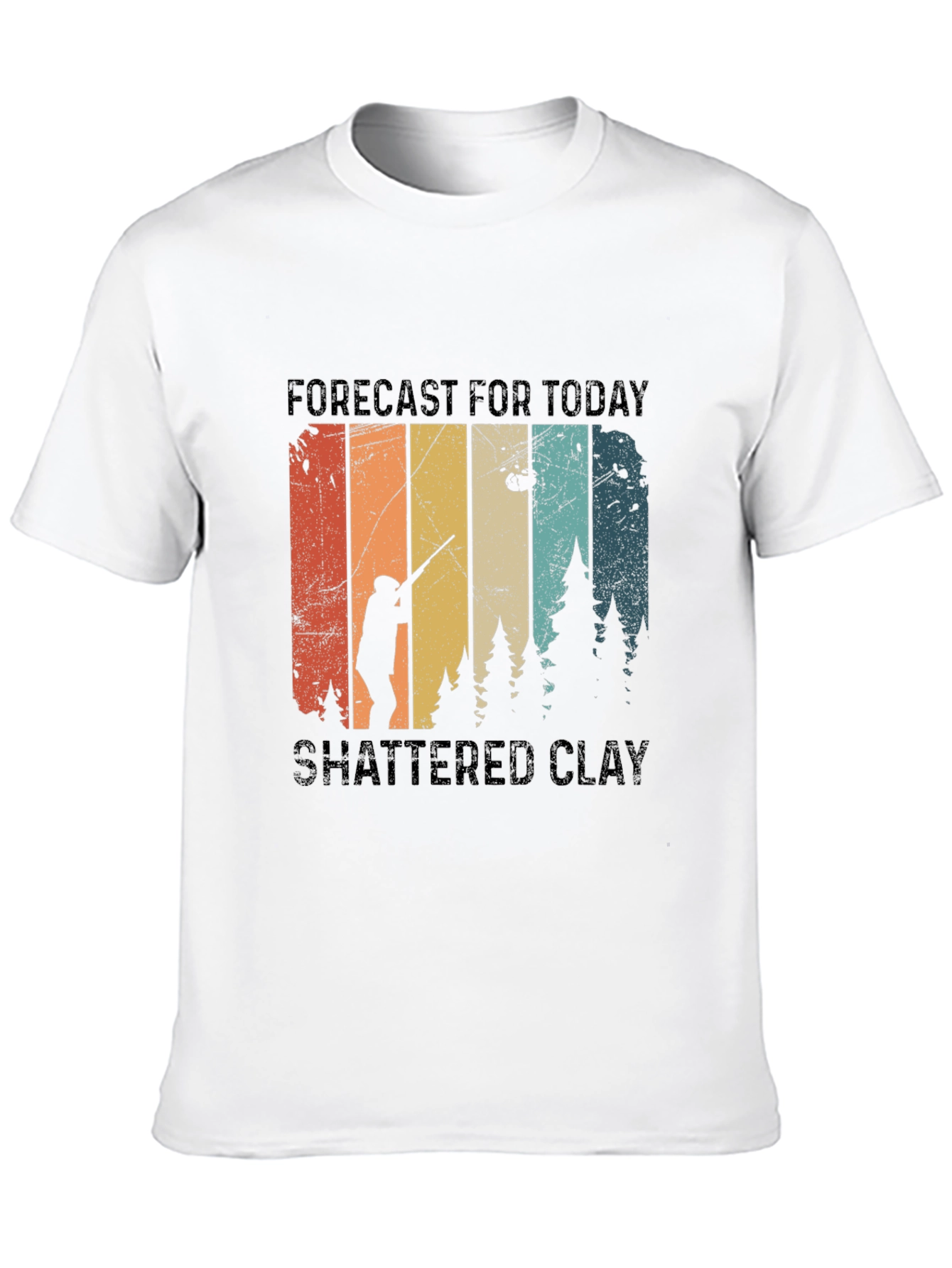 Forecast Shattered Clay Shooting T-Shirt