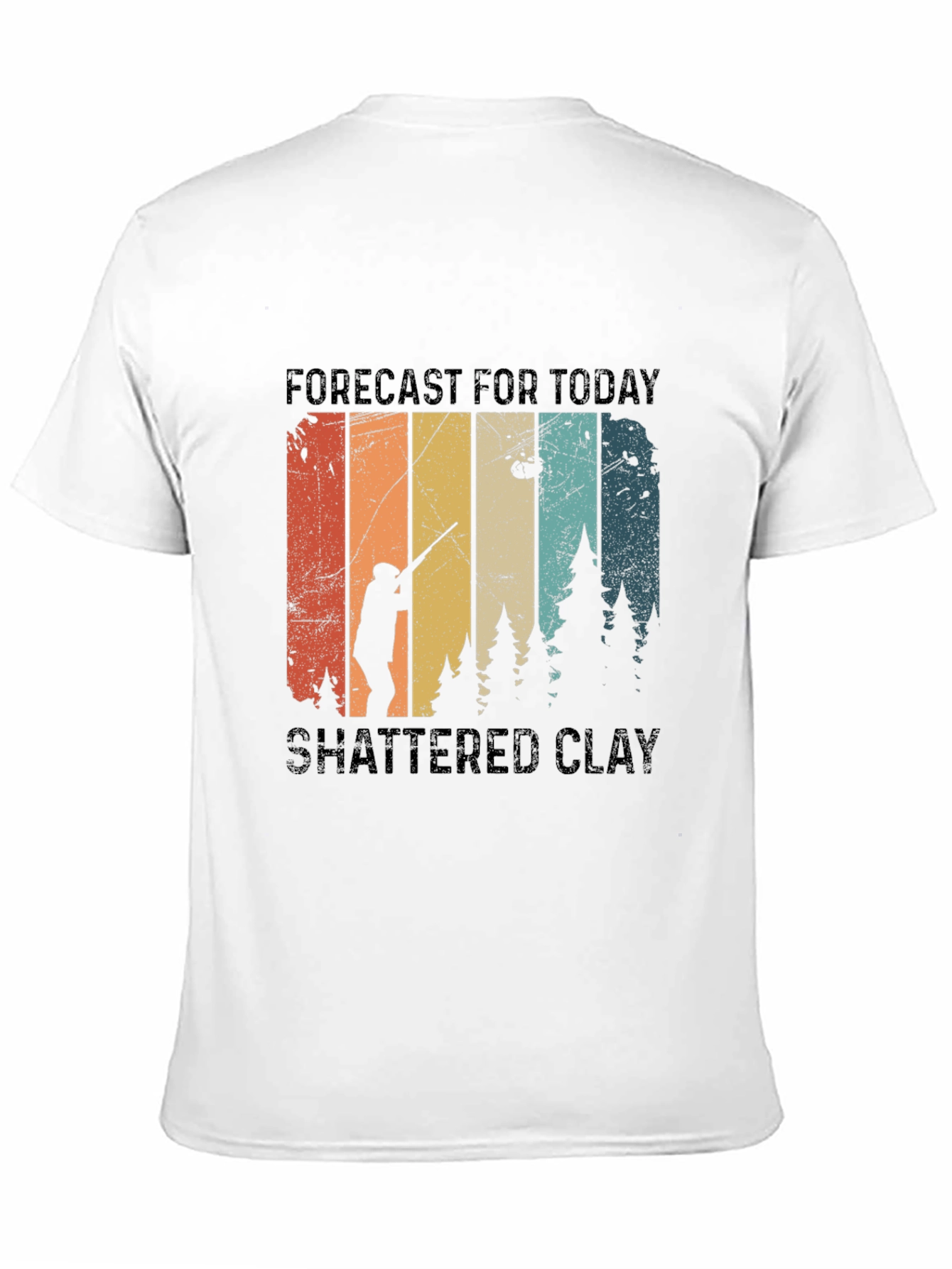 Forecast Shattered Clay Shooting T-Shirt