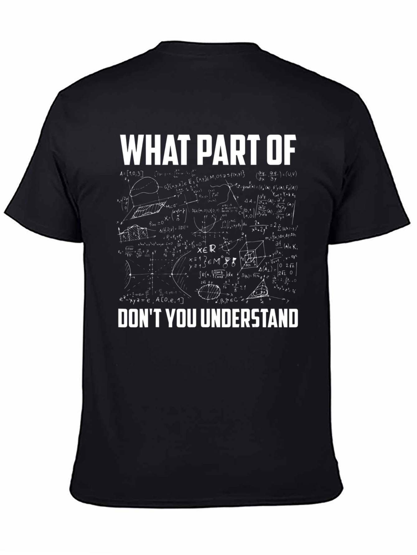 Math Equation T-Shirt - What Part Dont You Understand?