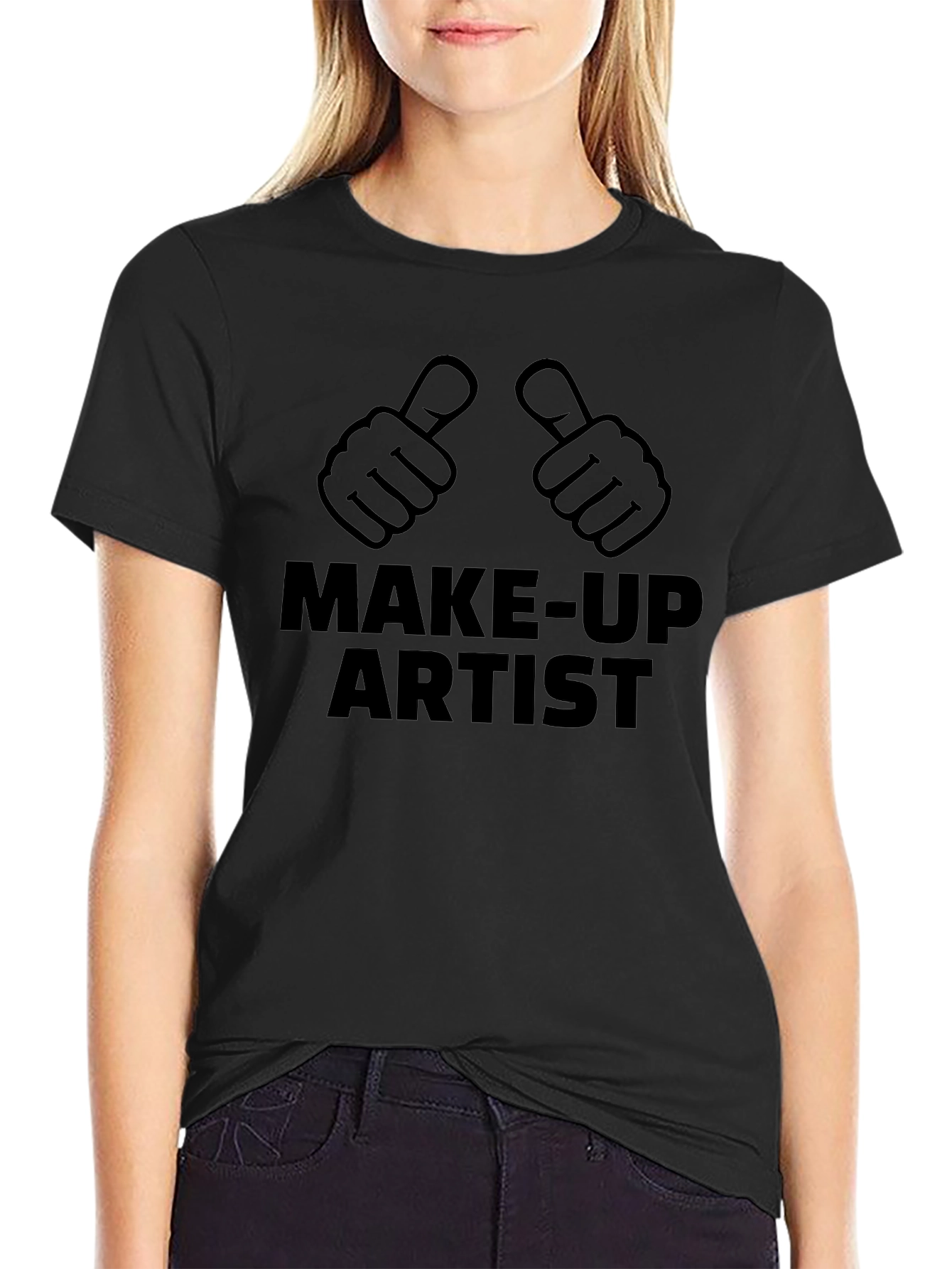 Make-Up Artist Black T-Shirt