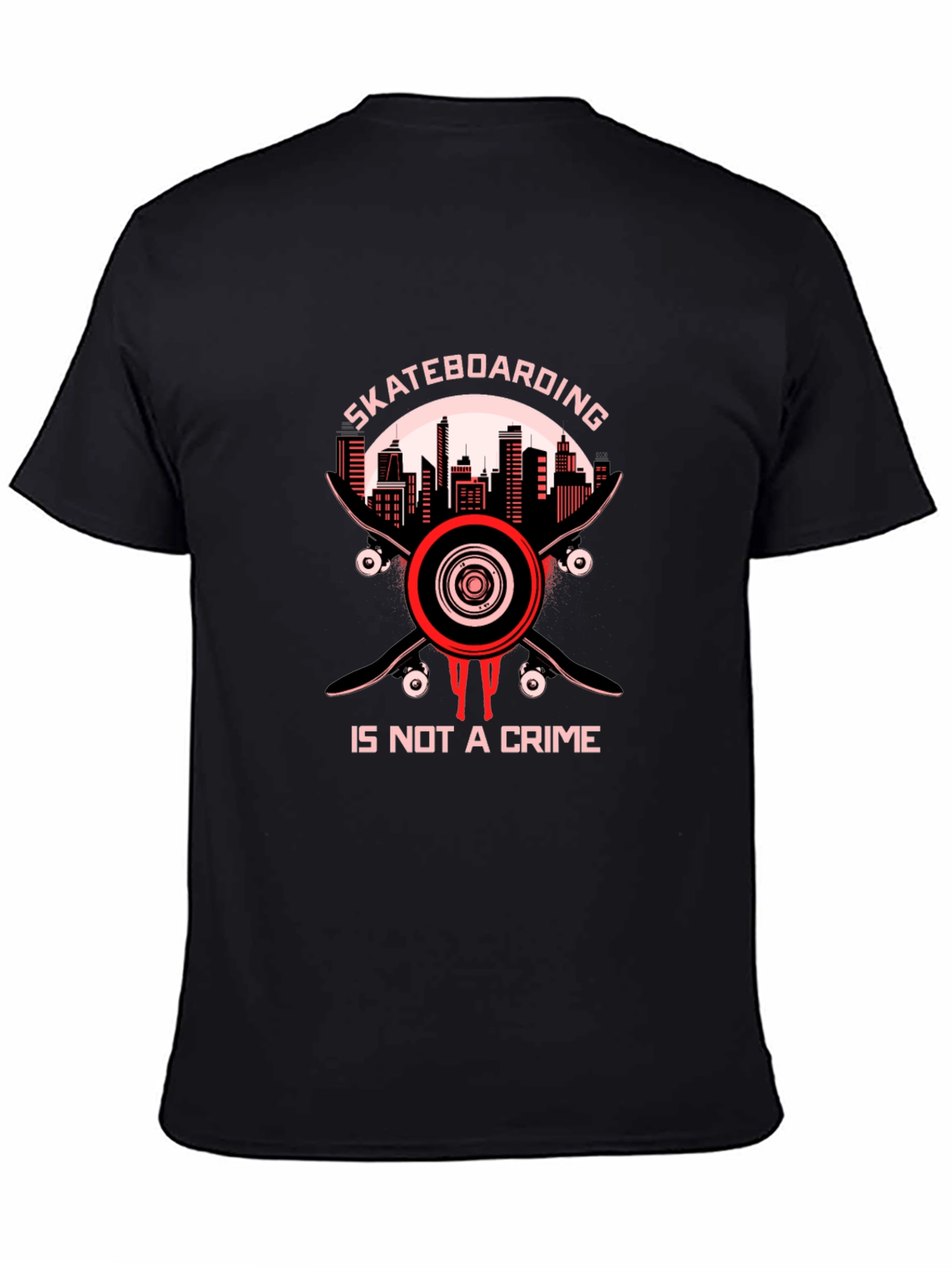 Skateboarding is Not a Crime Tee