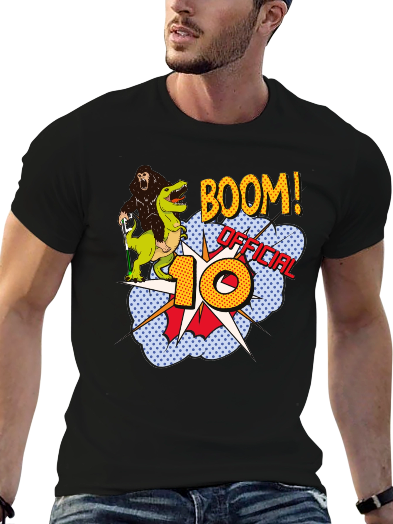 Boom! Official 10th Birthday Graphic T-Shirt