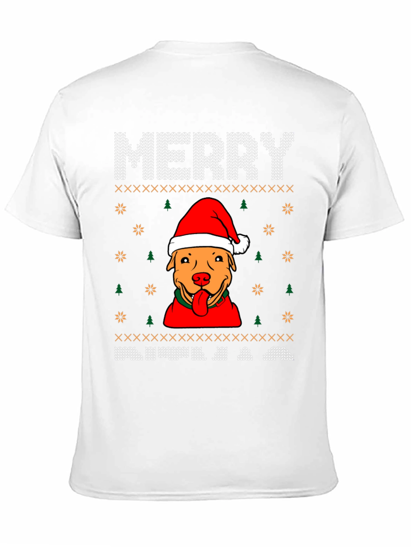 Merry Pitbull Christmas Sweater T-Shirt