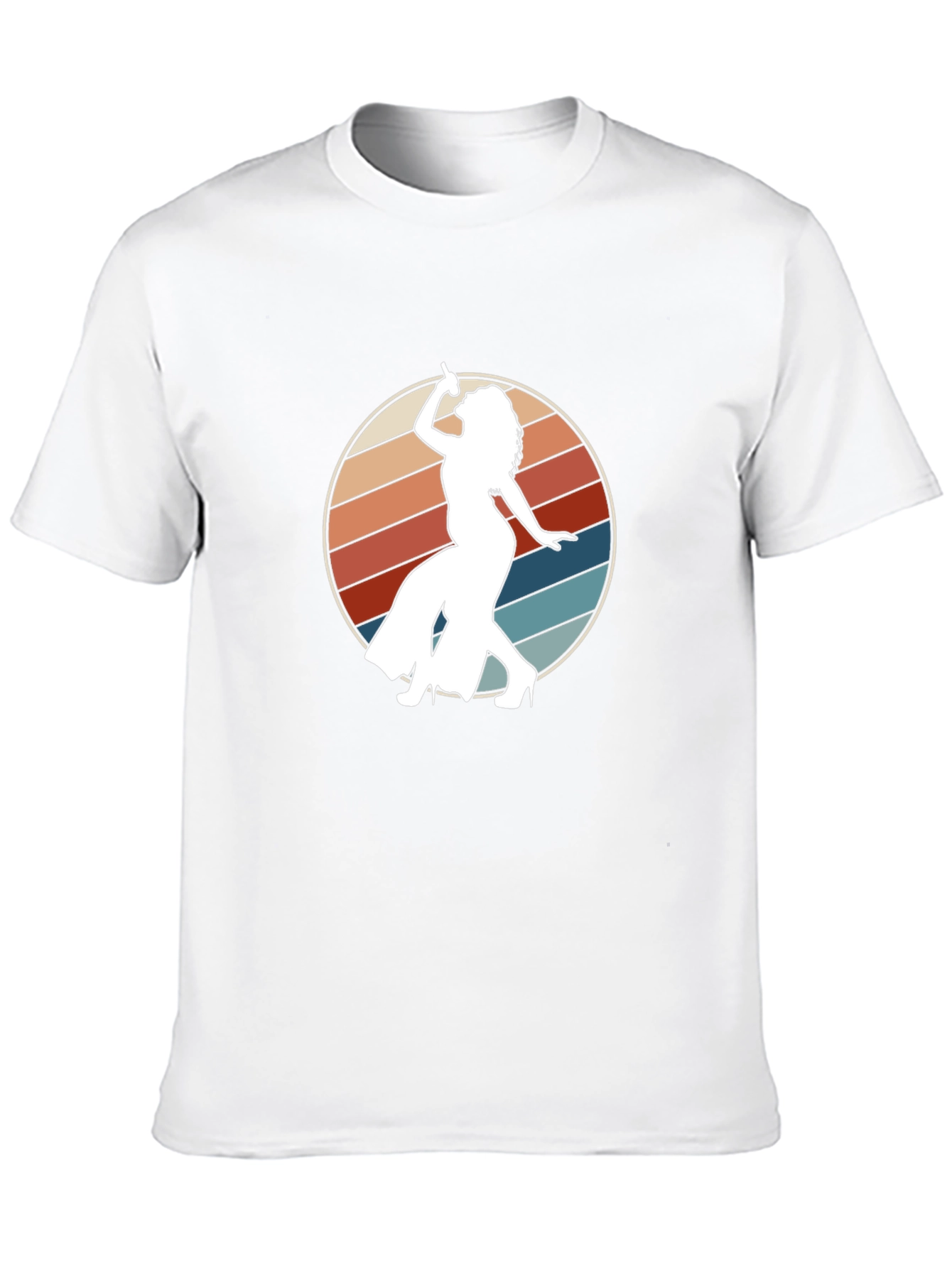 Retro Disco Dancer Black T-Shirt