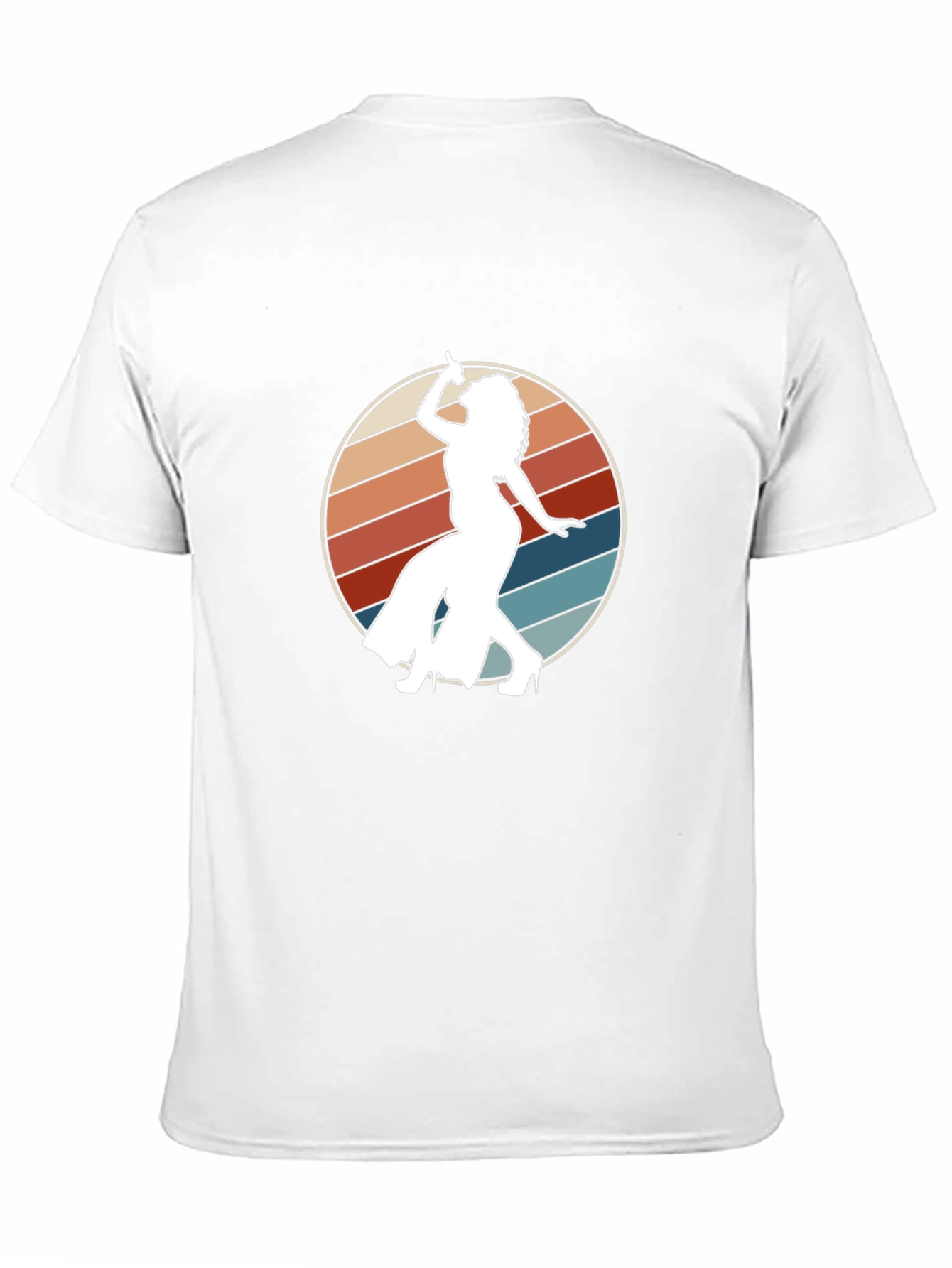 Retro Disco Dancer Black T-Shirt