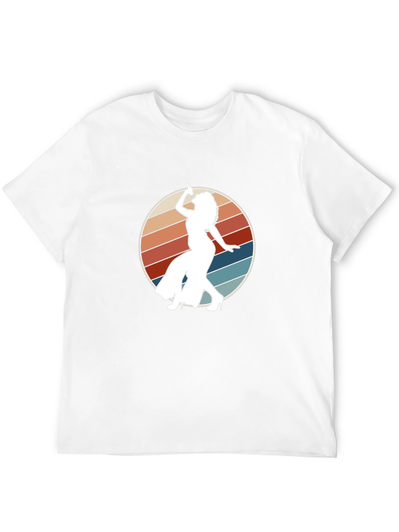 Retro Disco Dancer Black T-Shirt
