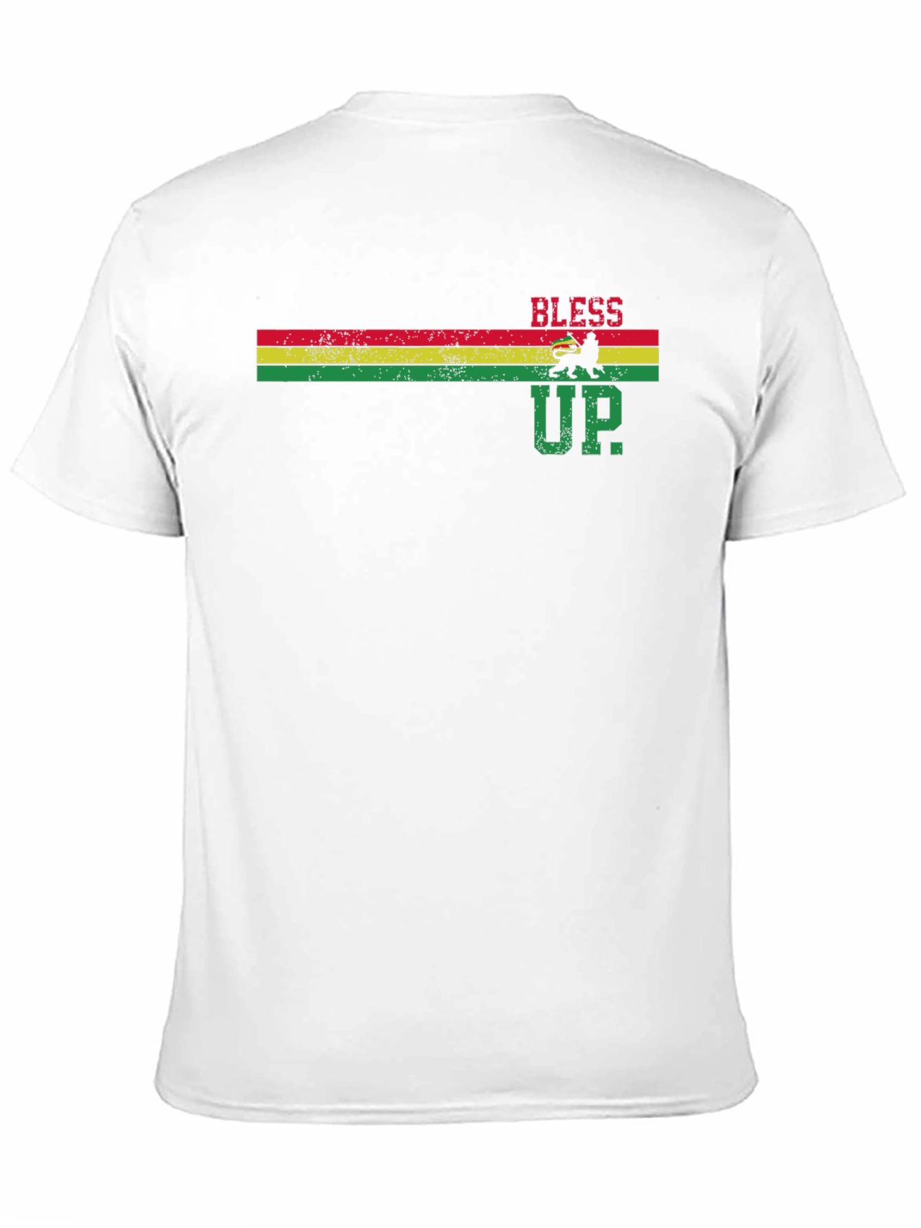 Rasta Bless Up T-Shirt - Reggae Style Graphic Tee