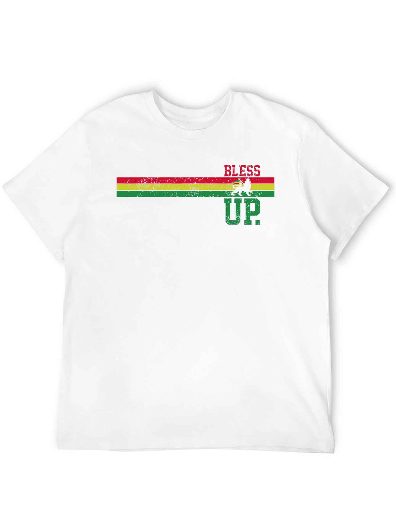 Rasta Bless Up T-Shirt - Reggae Style Graphic Tee