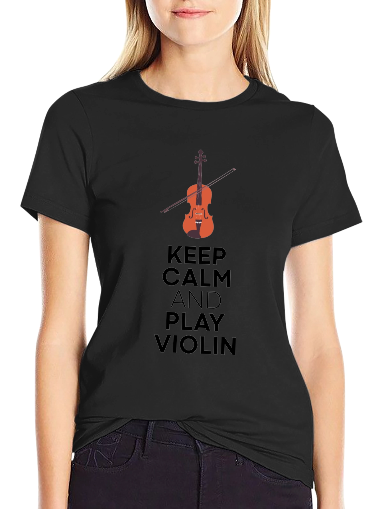 Keep Calm and Play Violin T-Shirt