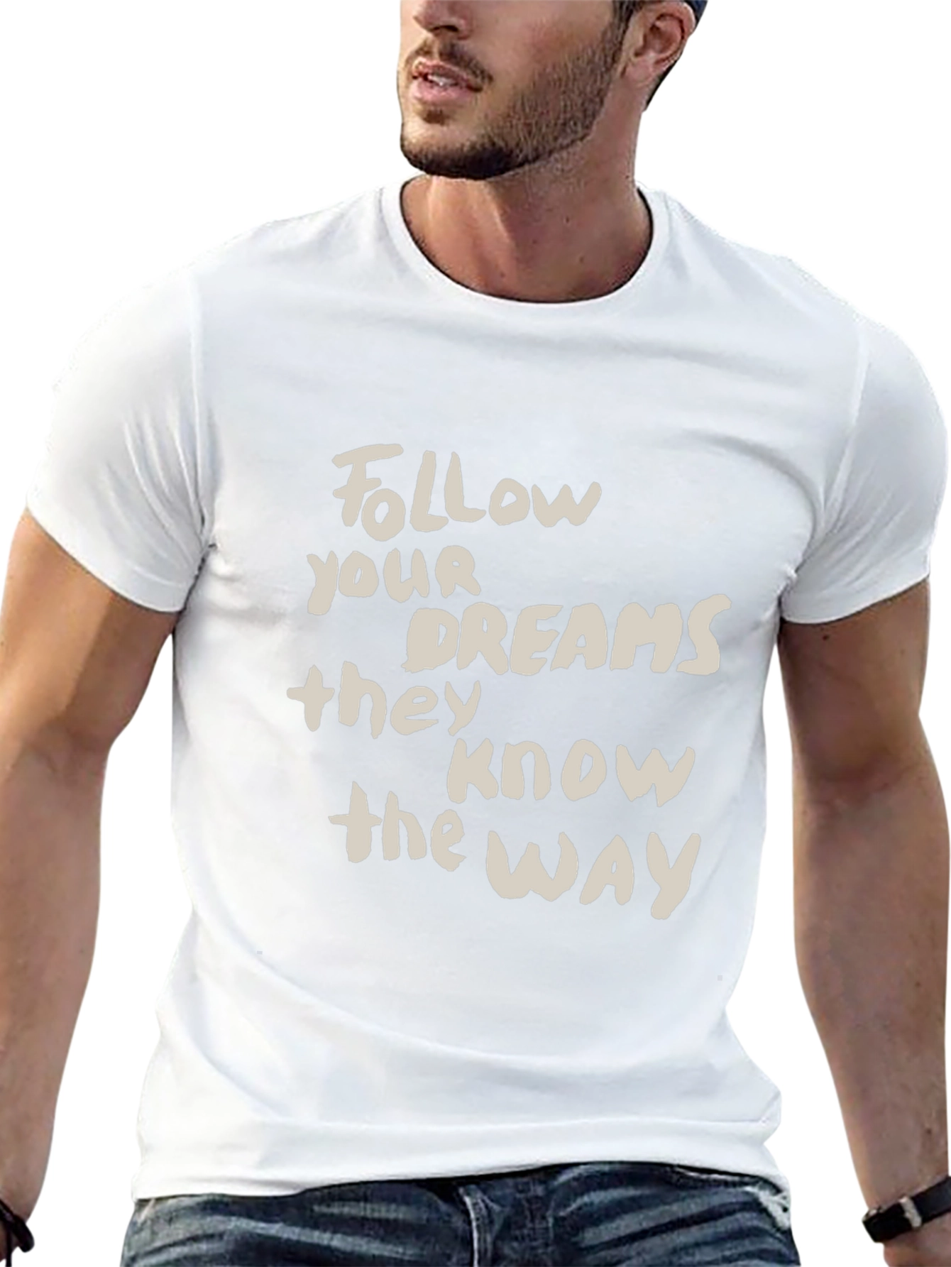 Follow Your Dreams Graphic Tee - Unisex Cotton T-Shirt
