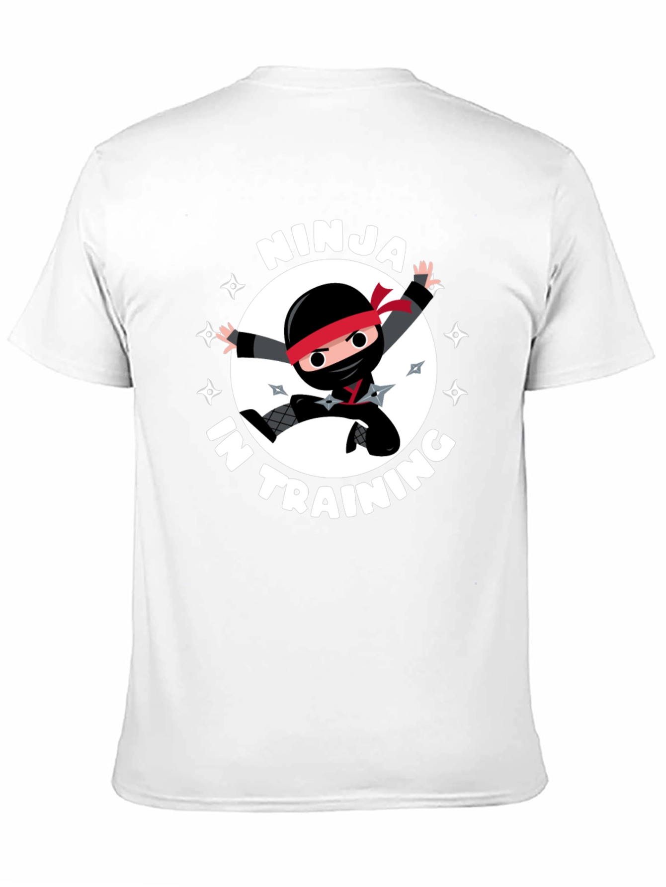 Ninja in Training Graphic Tee - Black Crewneck