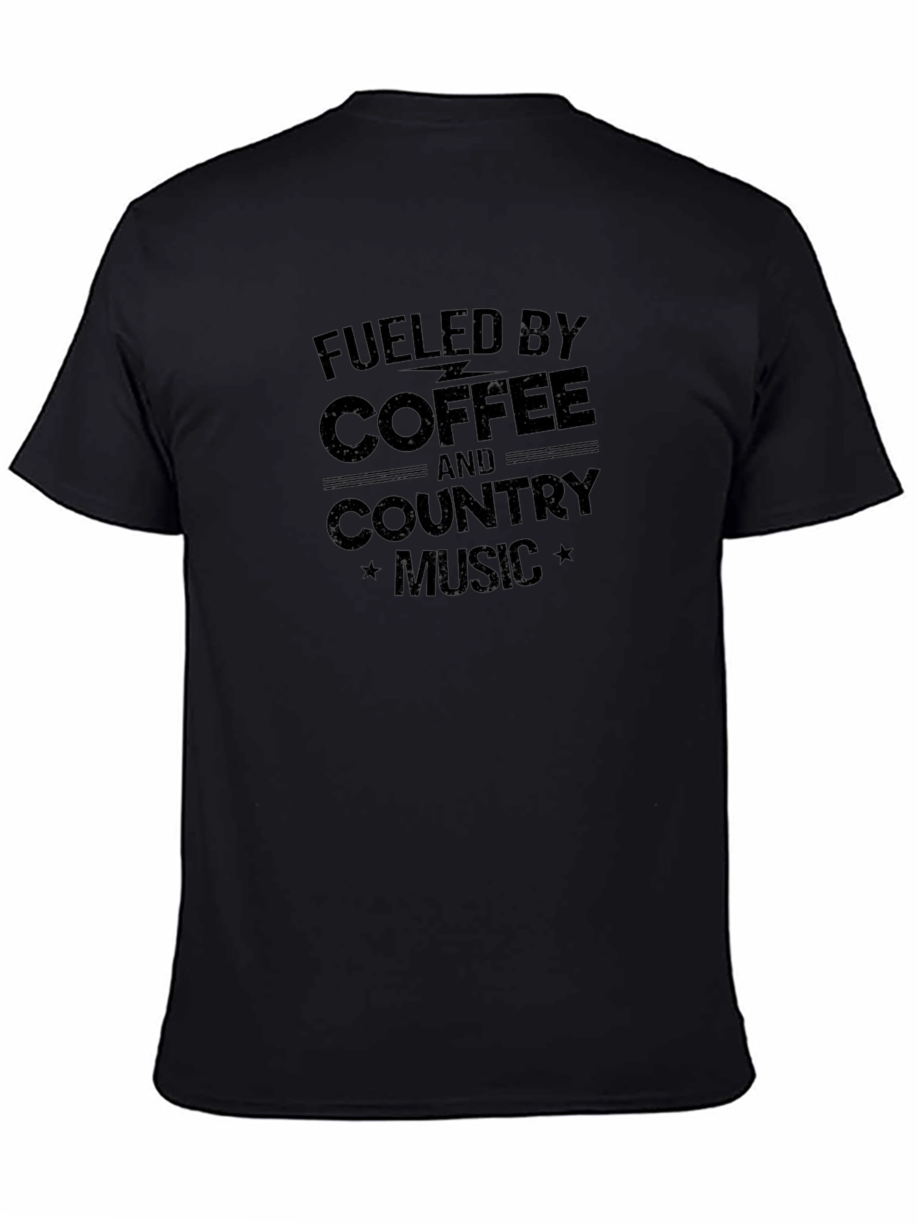 Fueled By Coffee & Country Music Graphic T-Shirt