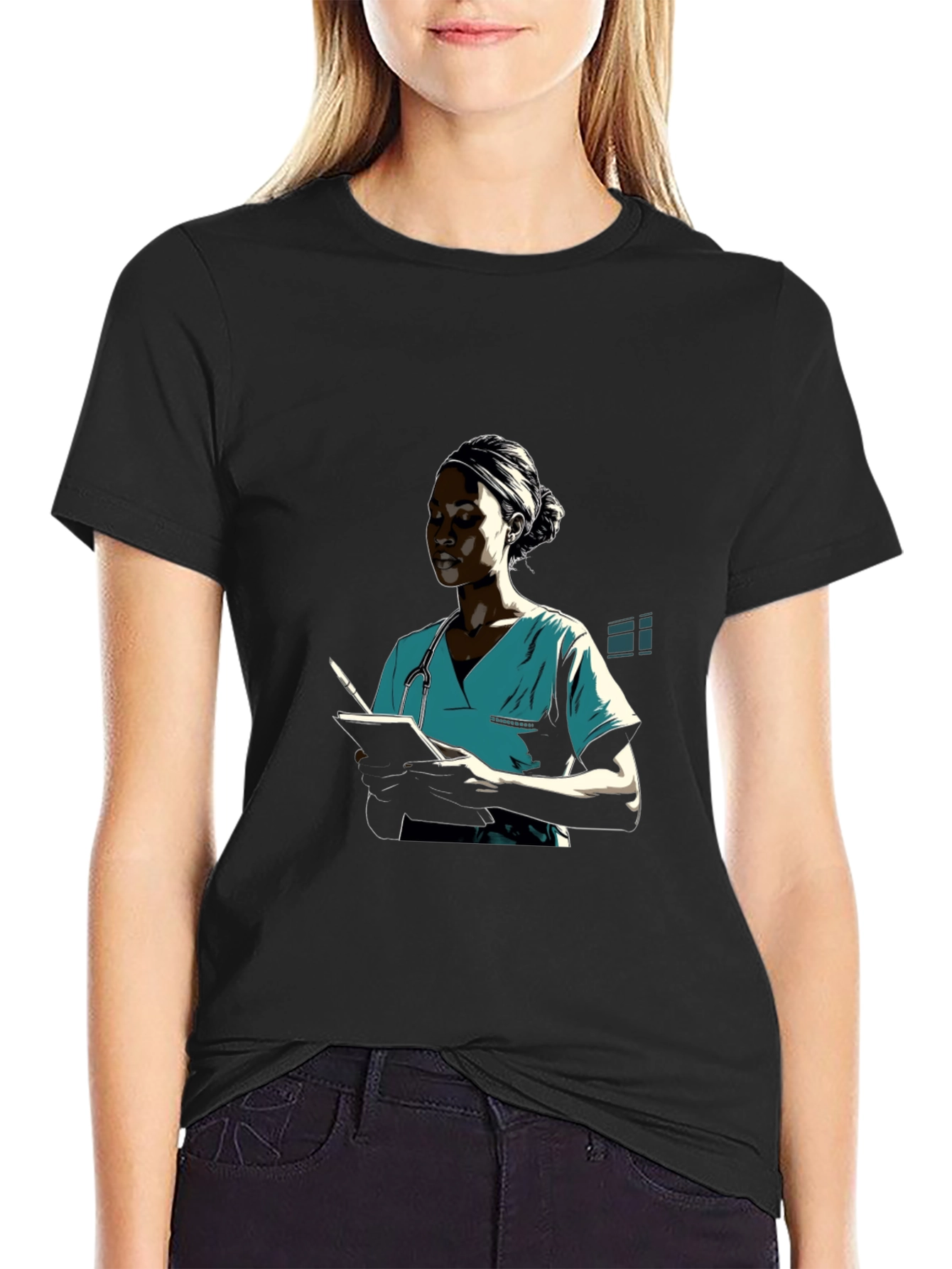 Nurse Graphic Tee - Unisex Cotton T-Shirt