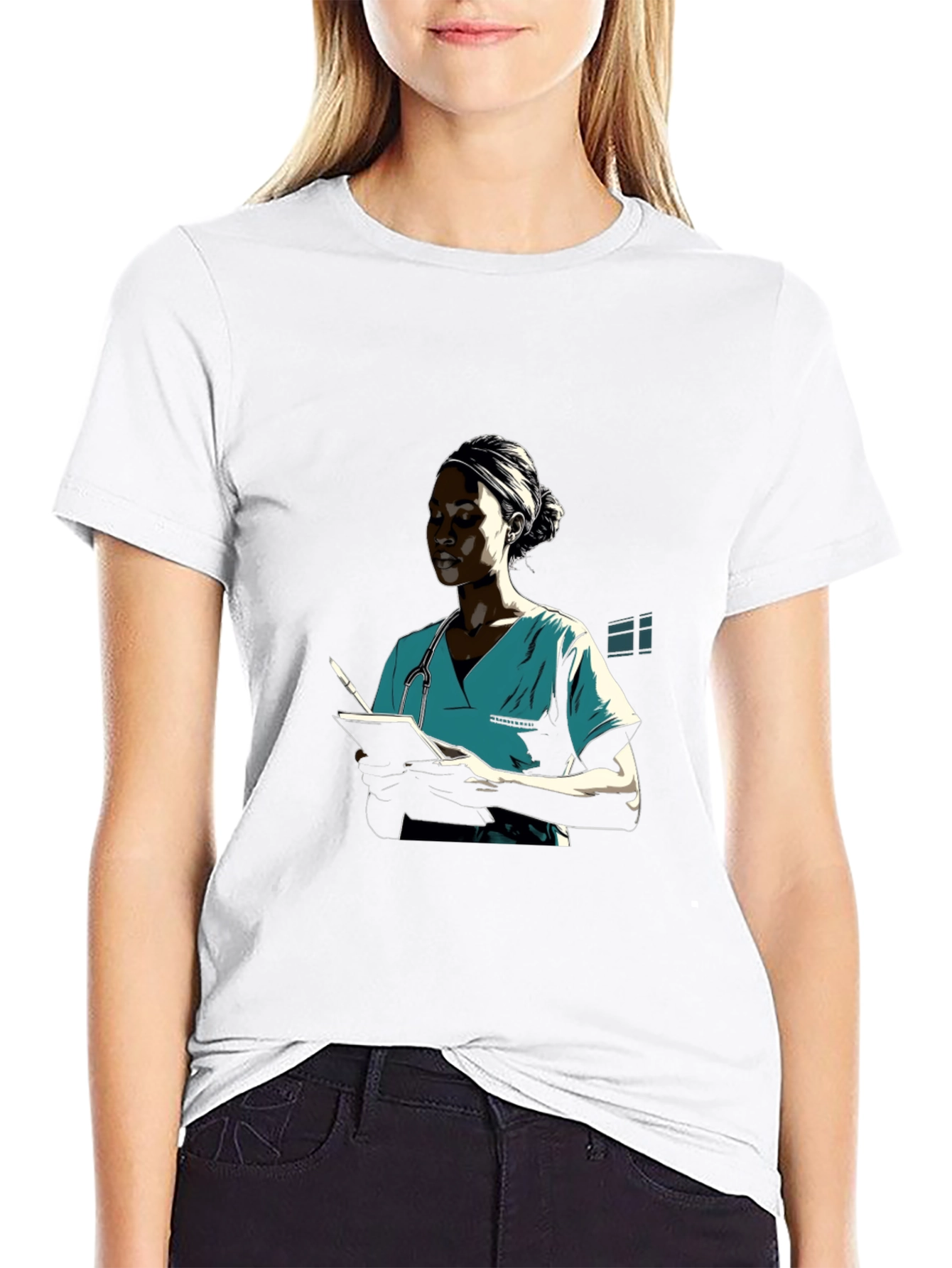 Nurse Graphic Tee - Unisex Cotton T-Shirt