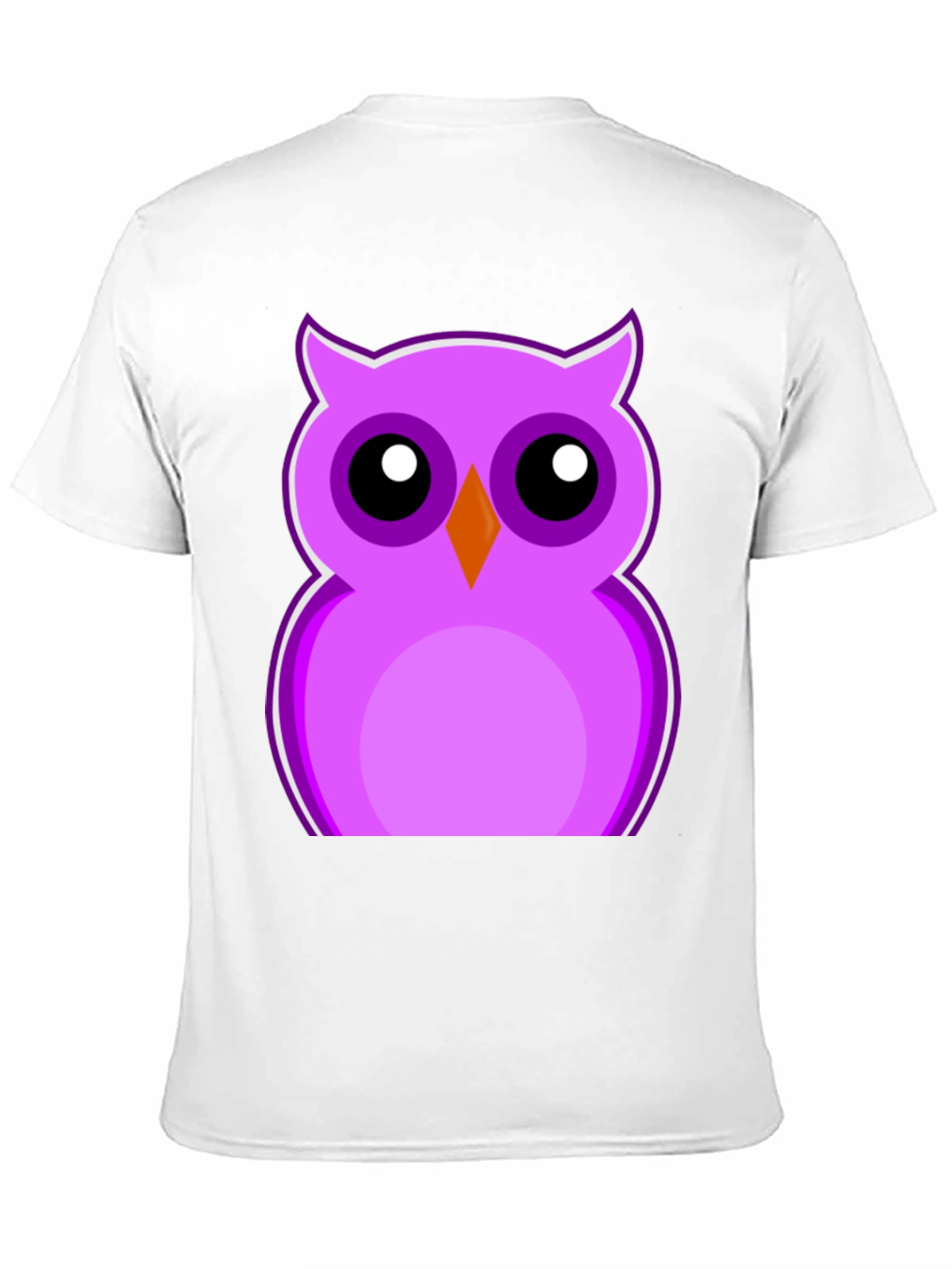 Cute Purple Owl Graphic T-Shirt