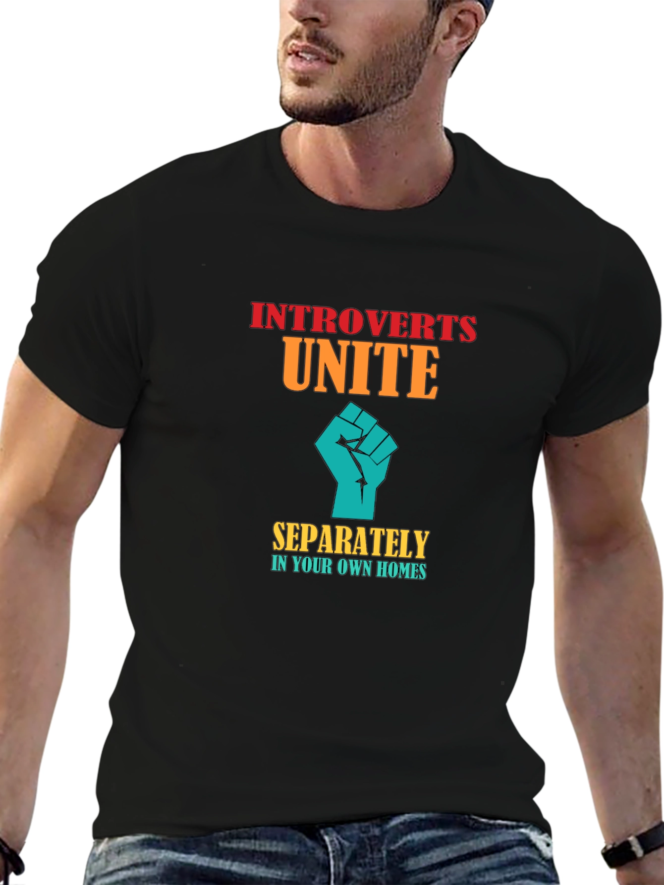 Introverts Unite T-Shirt - Separately in Your Own Homes