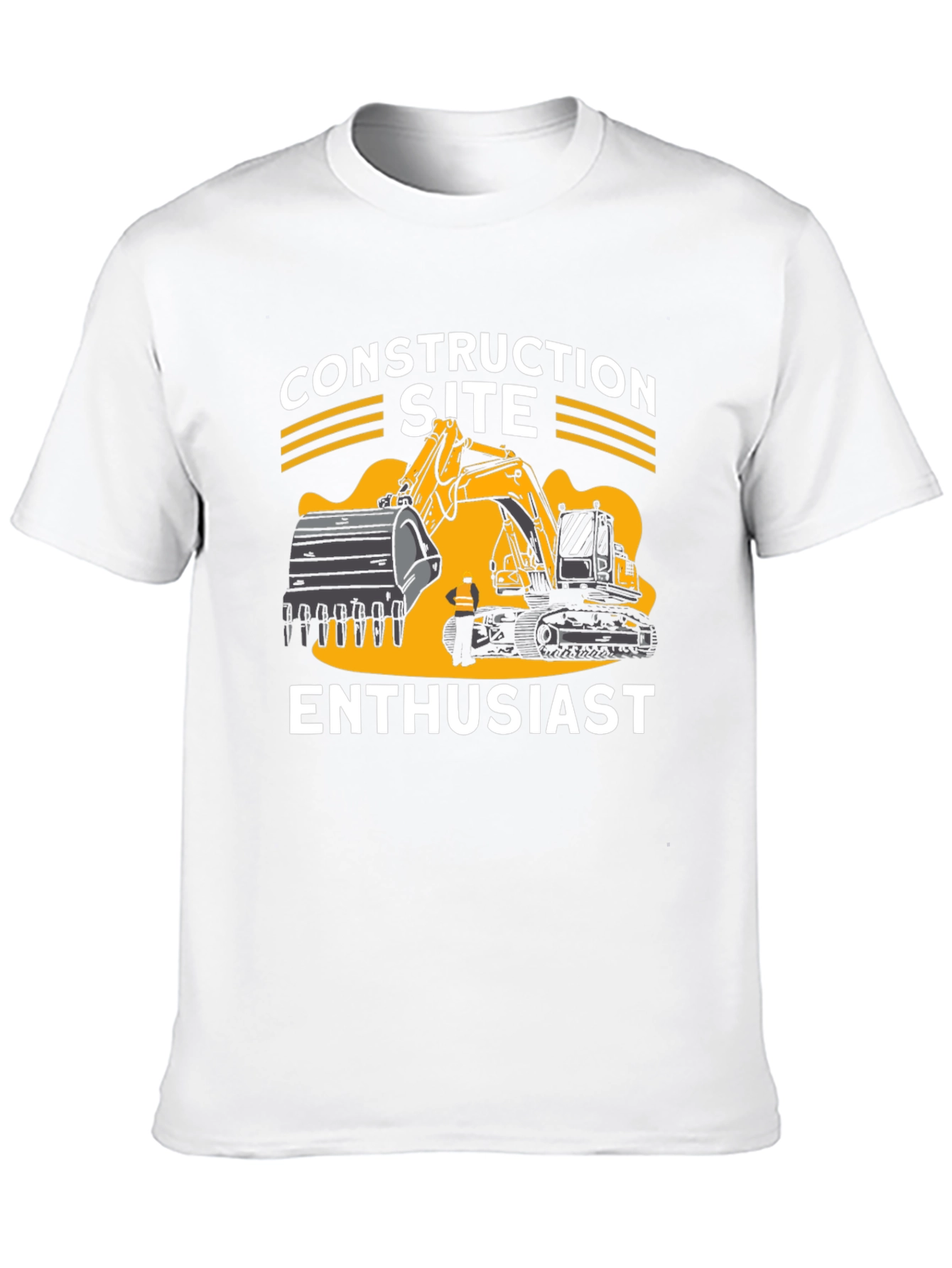 Construction Site Enthusiast Graphic T-Shirt
