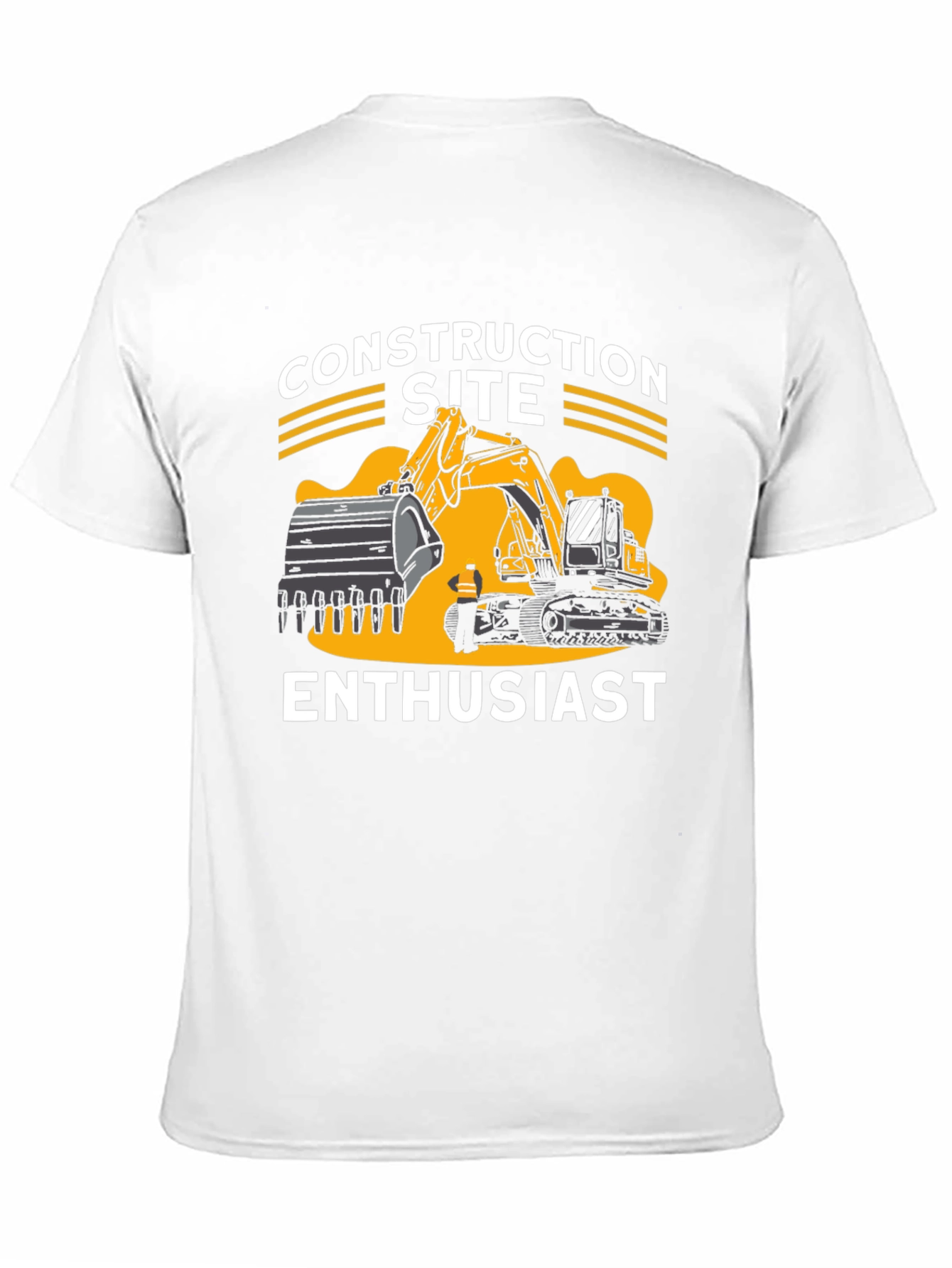 Construction Site Enthusiast Graphic T-Shirt