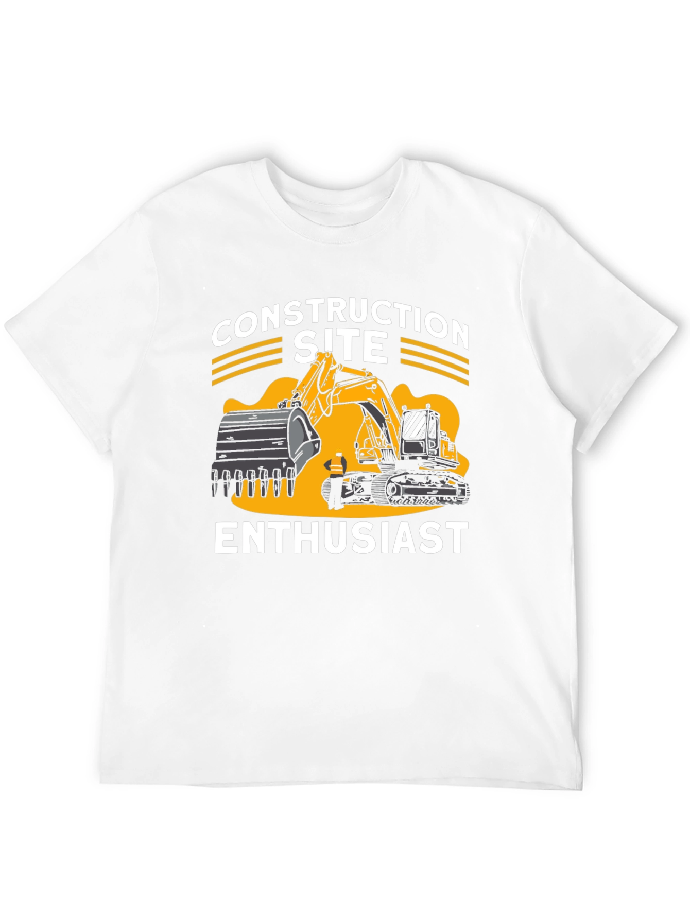 Construction Site Enthusiast Graphic T-Shirt