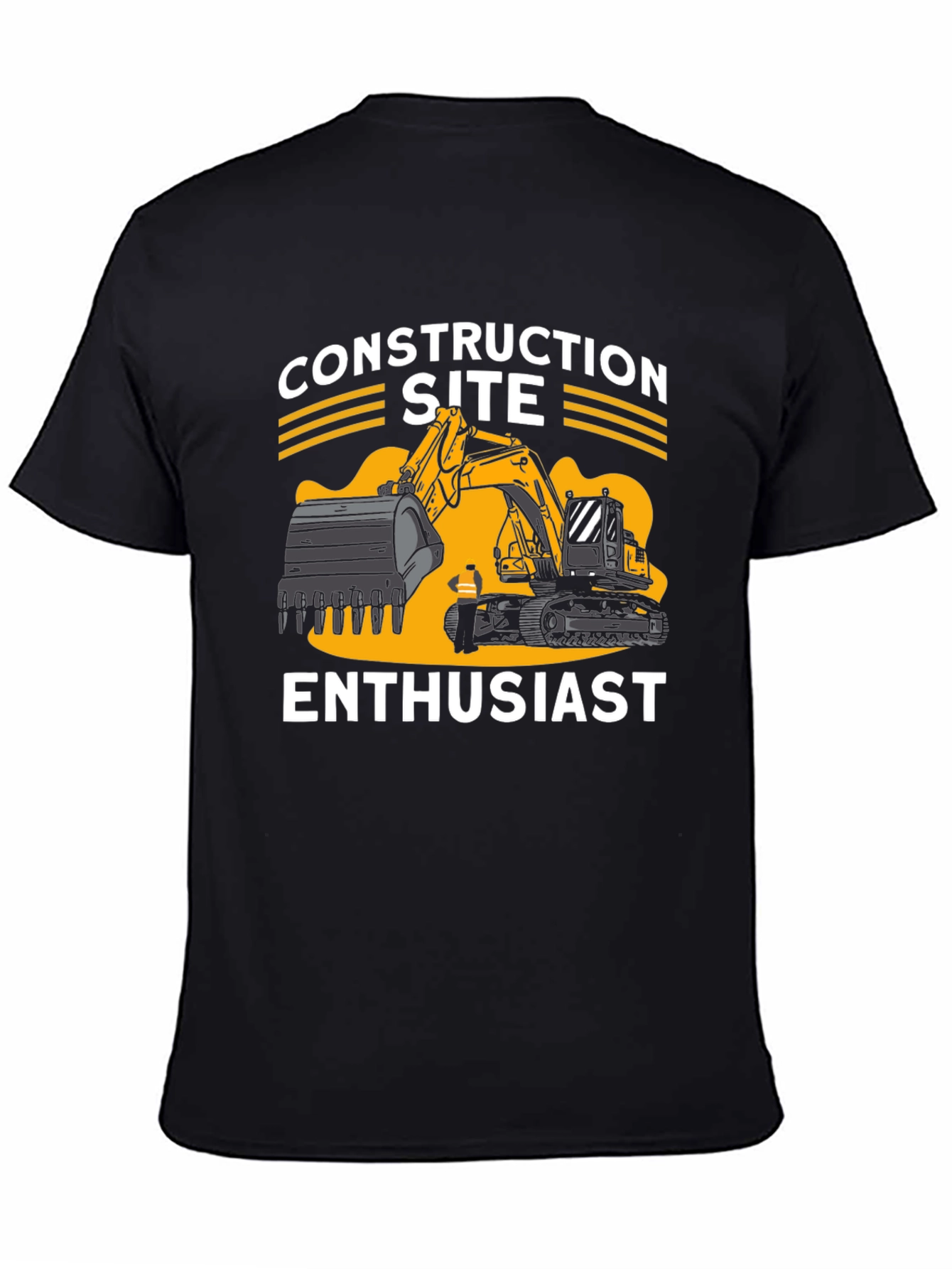 Construction Site Enthusiast Graphic T-Shirt