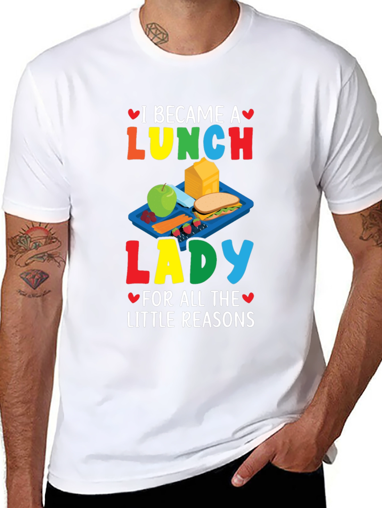 Lunch Lady T-Shirt - Cute School Cafeteria Tee