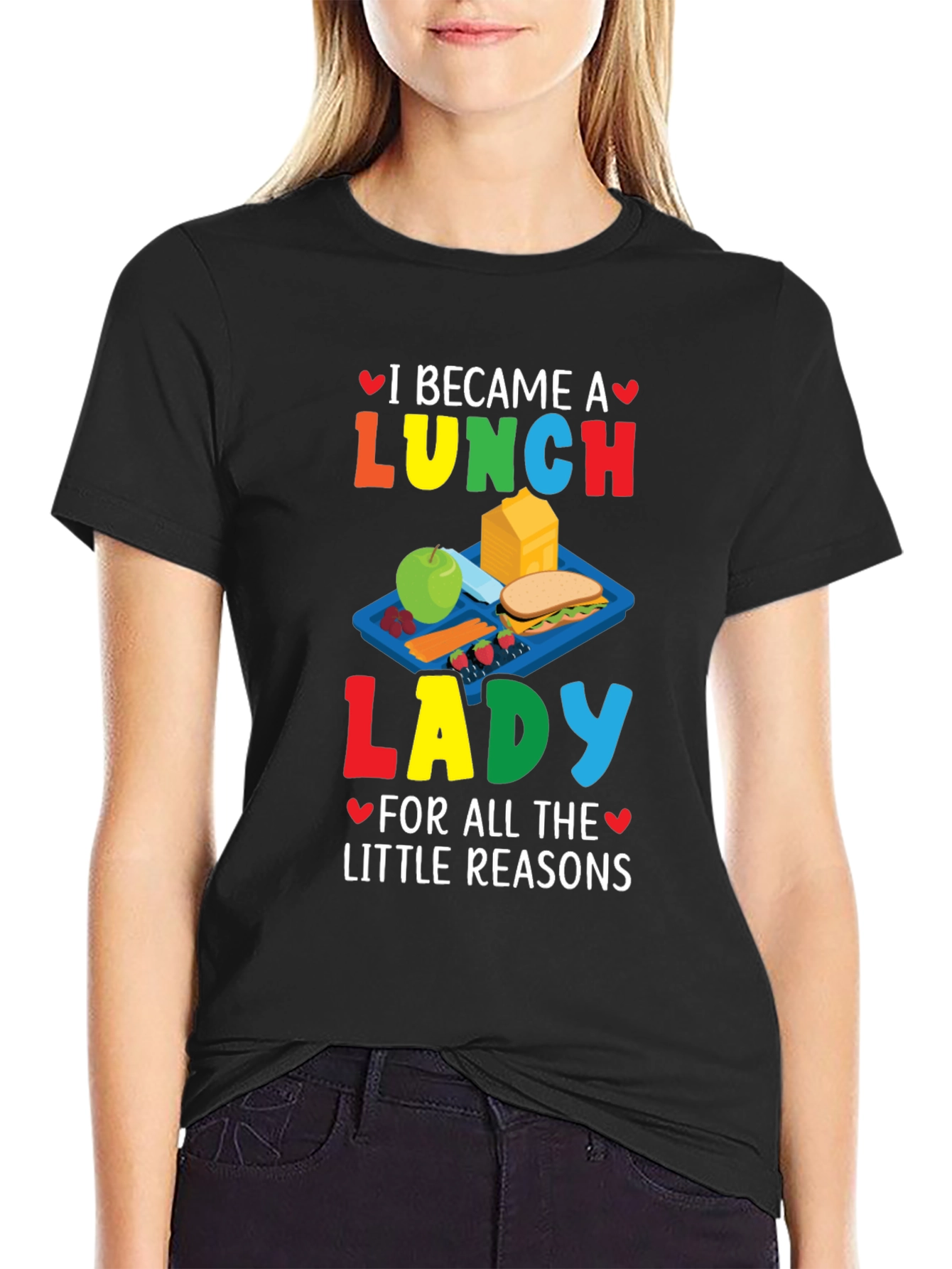 Lunch Lady T-Shirt - Cute School Cafeteria Tee