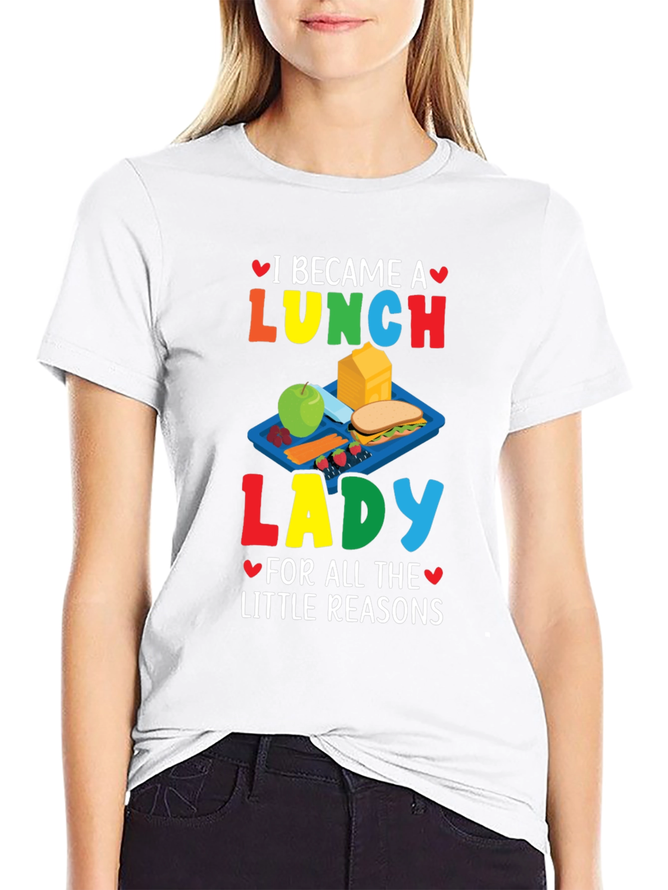 Lunch Lady T-Shirt - Cute School Cafeteria Tee
