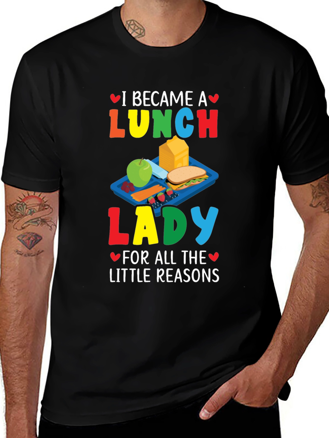 Lunch Lady T-Shirt - Cute School Cafeteria Tee
